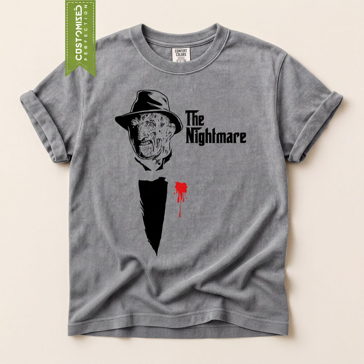 Comfort Colors® Halloween Freddy Shirt, Scary Movie Costume Tee, Nightmare Slasher Top, Trick Or Treat Gift