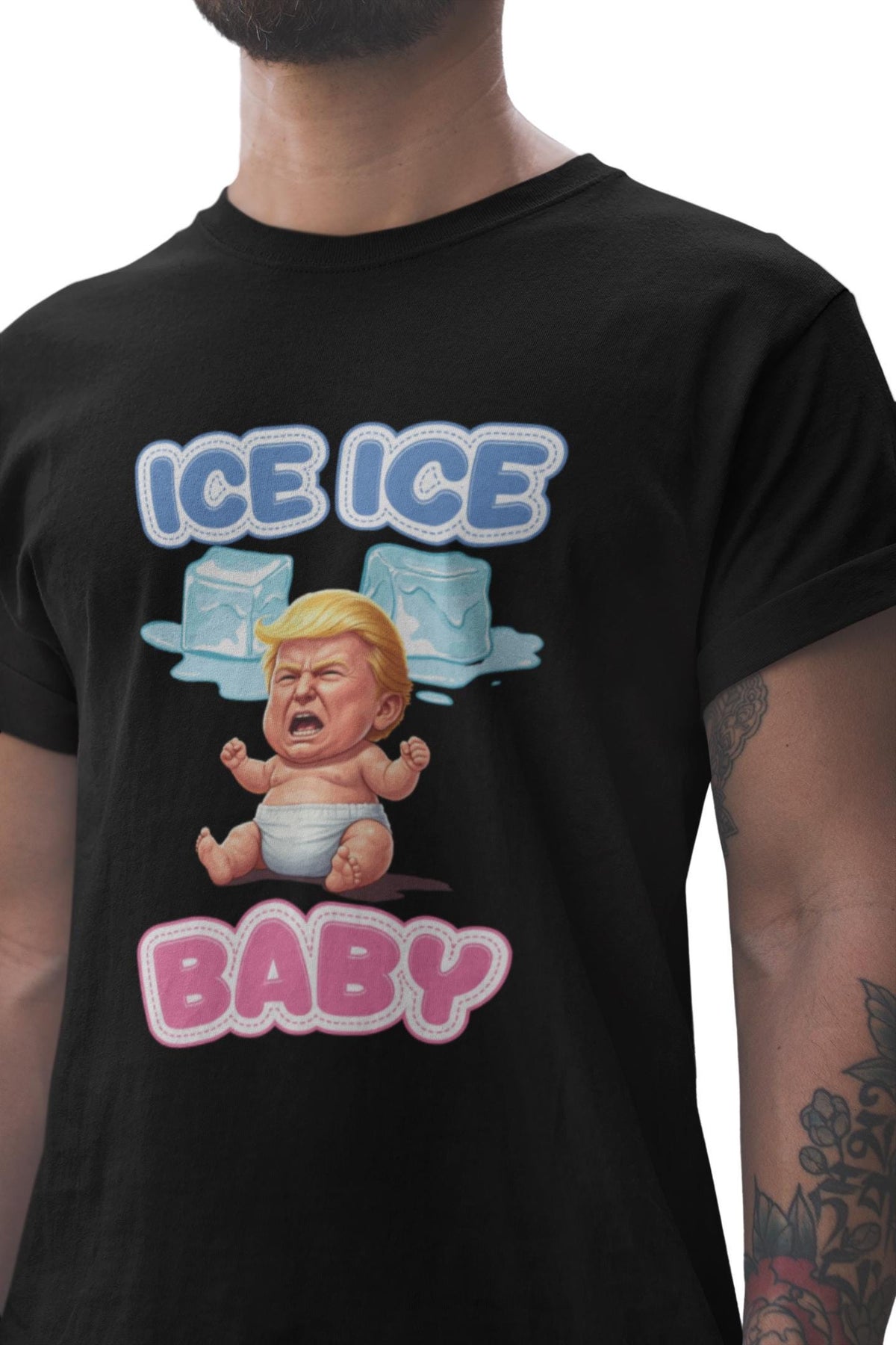 Ice Ice Baby Parody Shirt, Funny Political Meme Tee