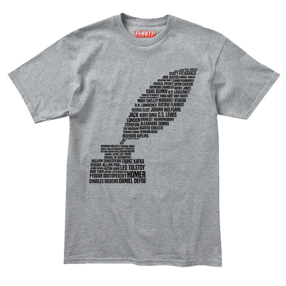 Mens Literature Legends Novelist Writer Author Novel Book Tribute T shirt Tee Top T-shirt