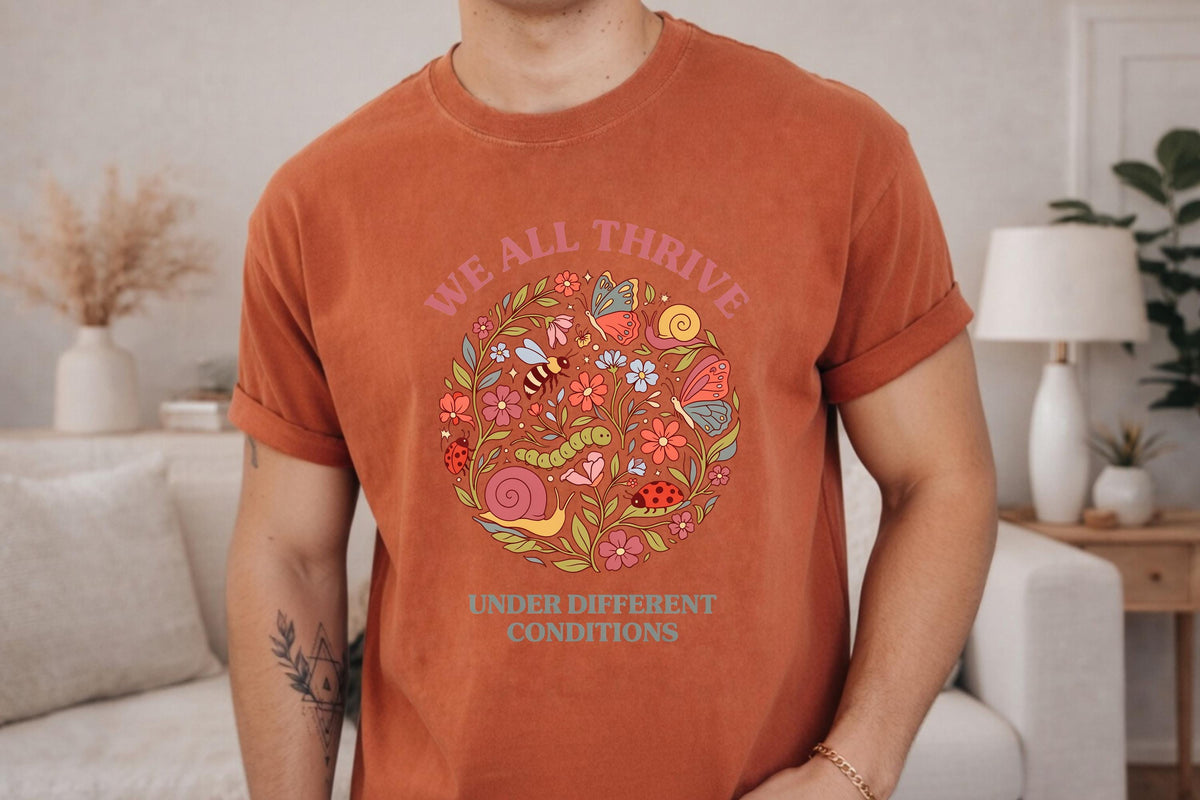 Comfort Colors® We All Thrive Shirt, Back to School  Special Education SPED Teacher Gift
