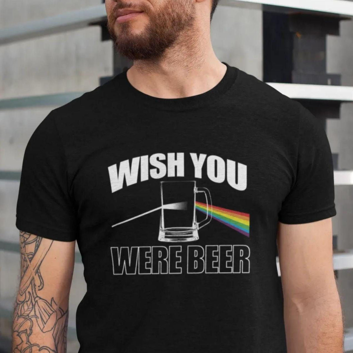 Funny Comfort Colors® Wish You Were Beer Here Shirt, Music Band Tee, Drinking Top