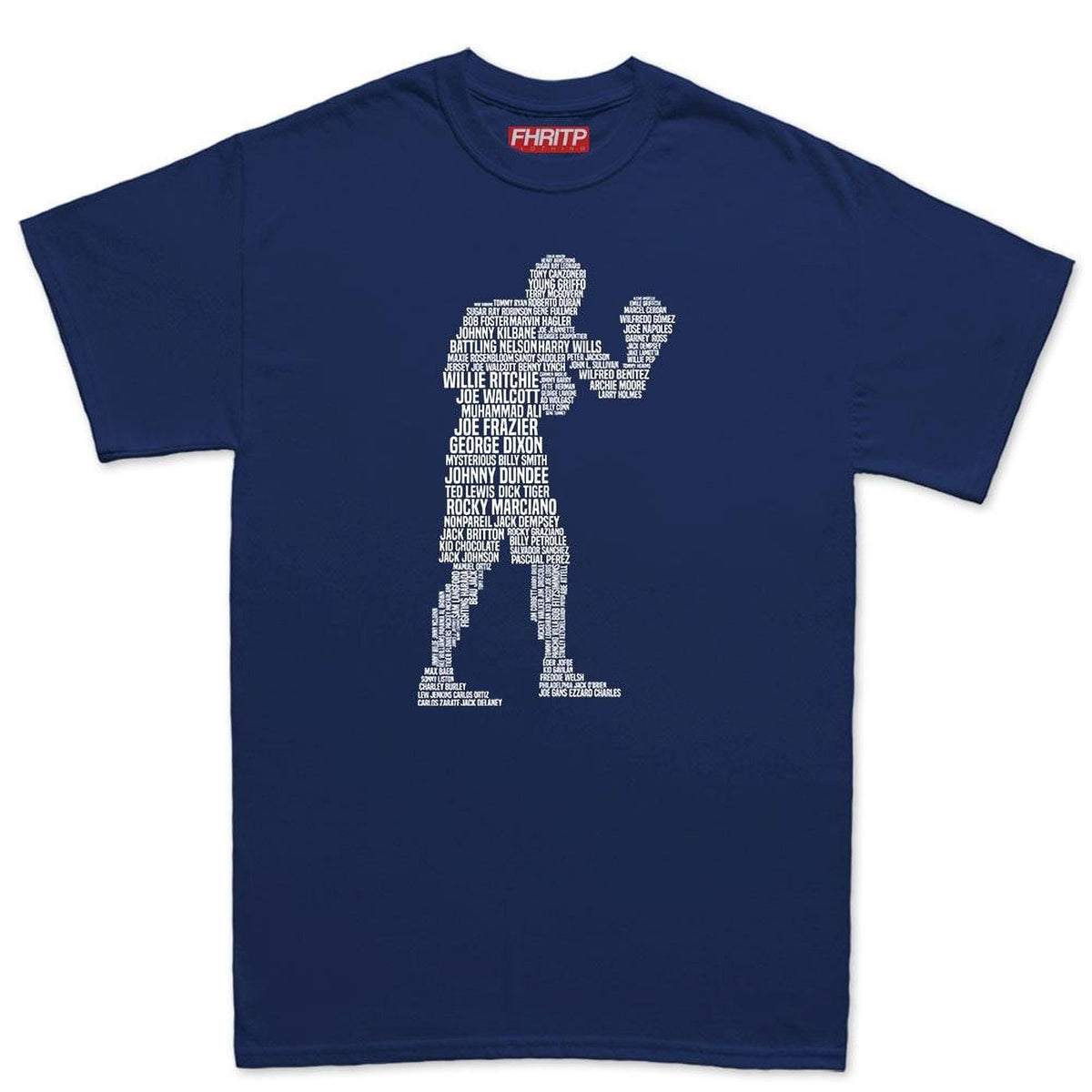 Mens Boxing Legends Fighter Champion Tribute T shirt Tee Top T-shirt