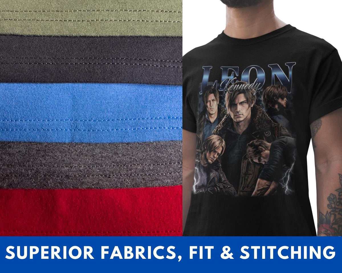 Limited Leon Kennedy Comfort Colors® Shirt, Resident Evil Requiem, RE9 Fan Tee