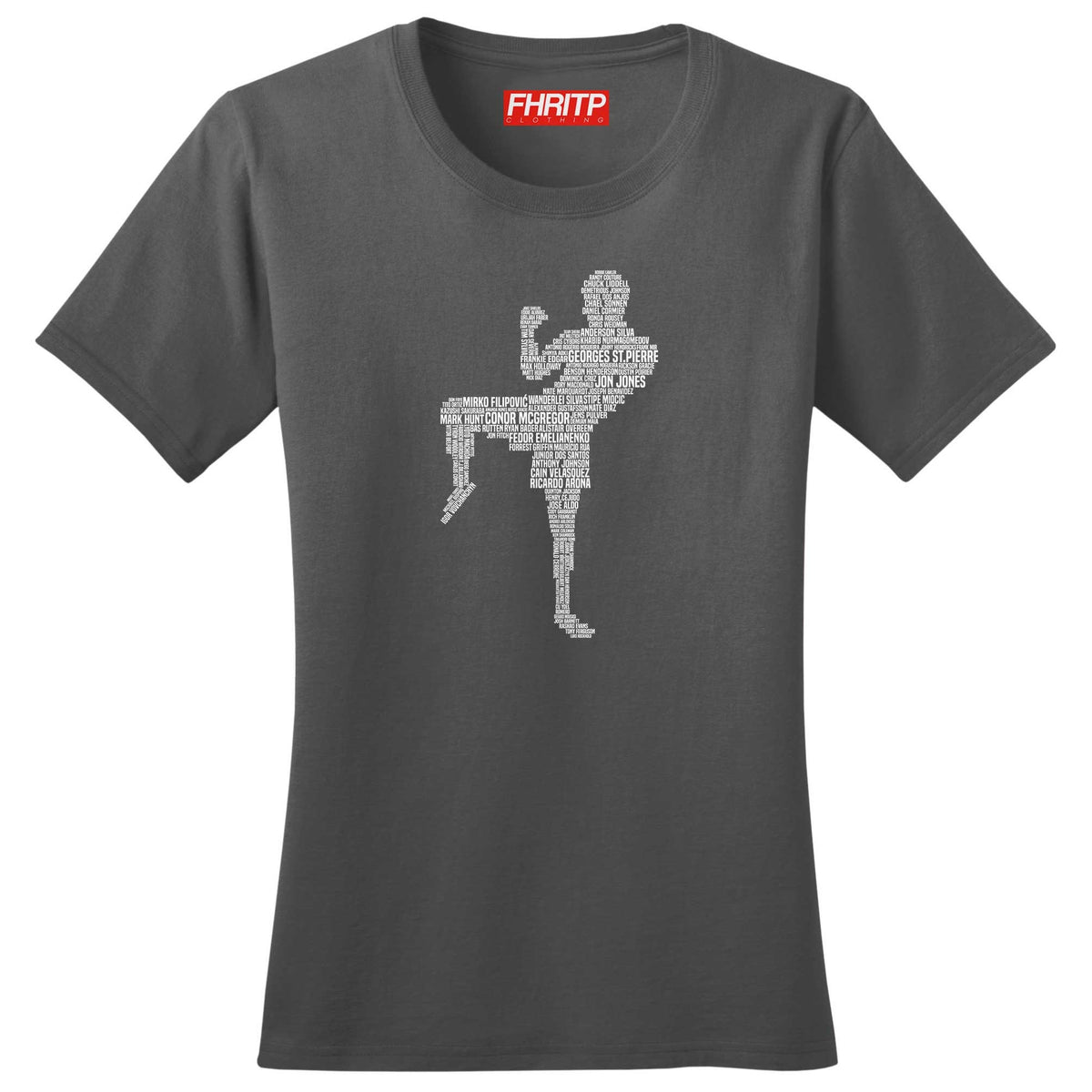 Ladies MMA Fighting Fighter Legends Tribute T shirt Tee Top T-shirt