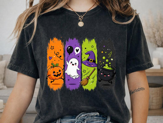Halloween School Shirt | Cute Ghost Pumpkin Hoodie | Kids Adult Gift Idea