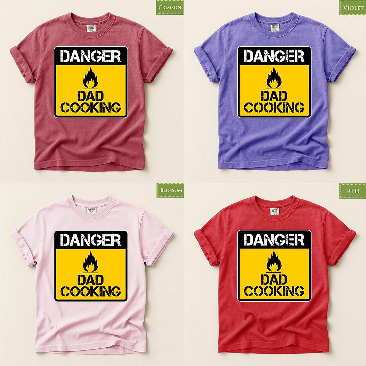 Dad Cooking Shirt: Funny BBQ Tee, Comfort Colors® TShirt for Papa