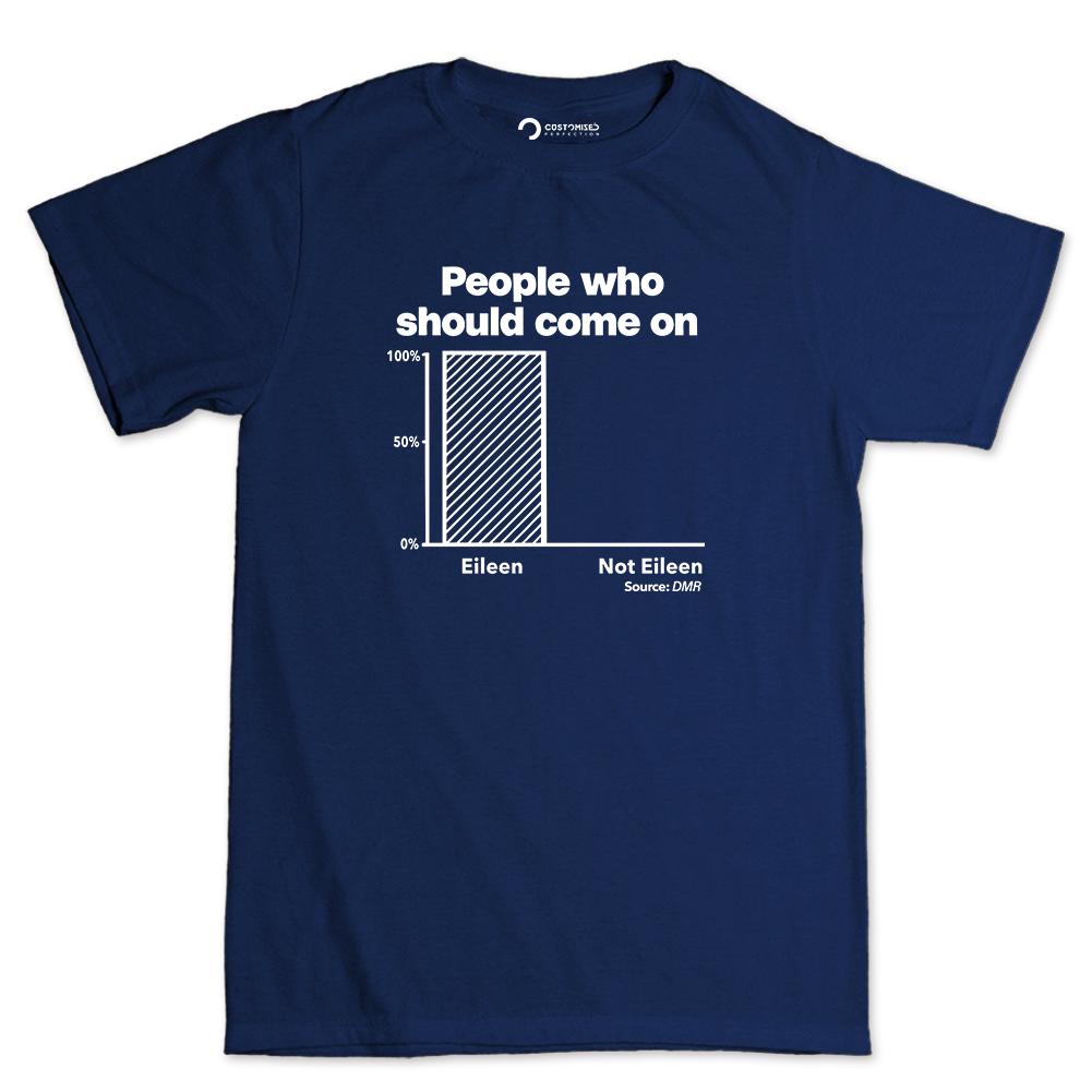 Funny 80s Music Shirt, DMR Eileen Not Eileen Tee, Sarcastic Music Meme Top