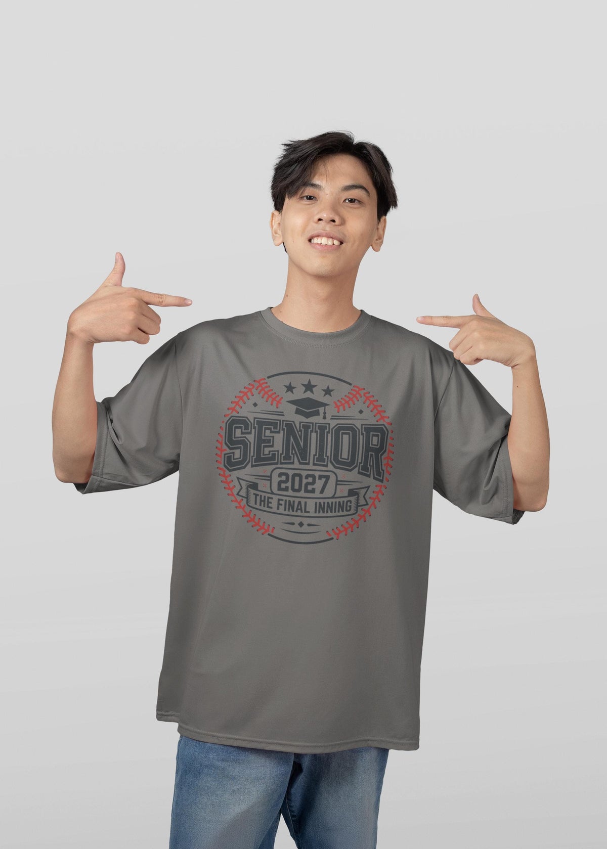 Comfort Colors® Senior 2027 Baseball Shirt, Back To School Top, The Final Inning Tee, Class of 2027 Graduation Gift