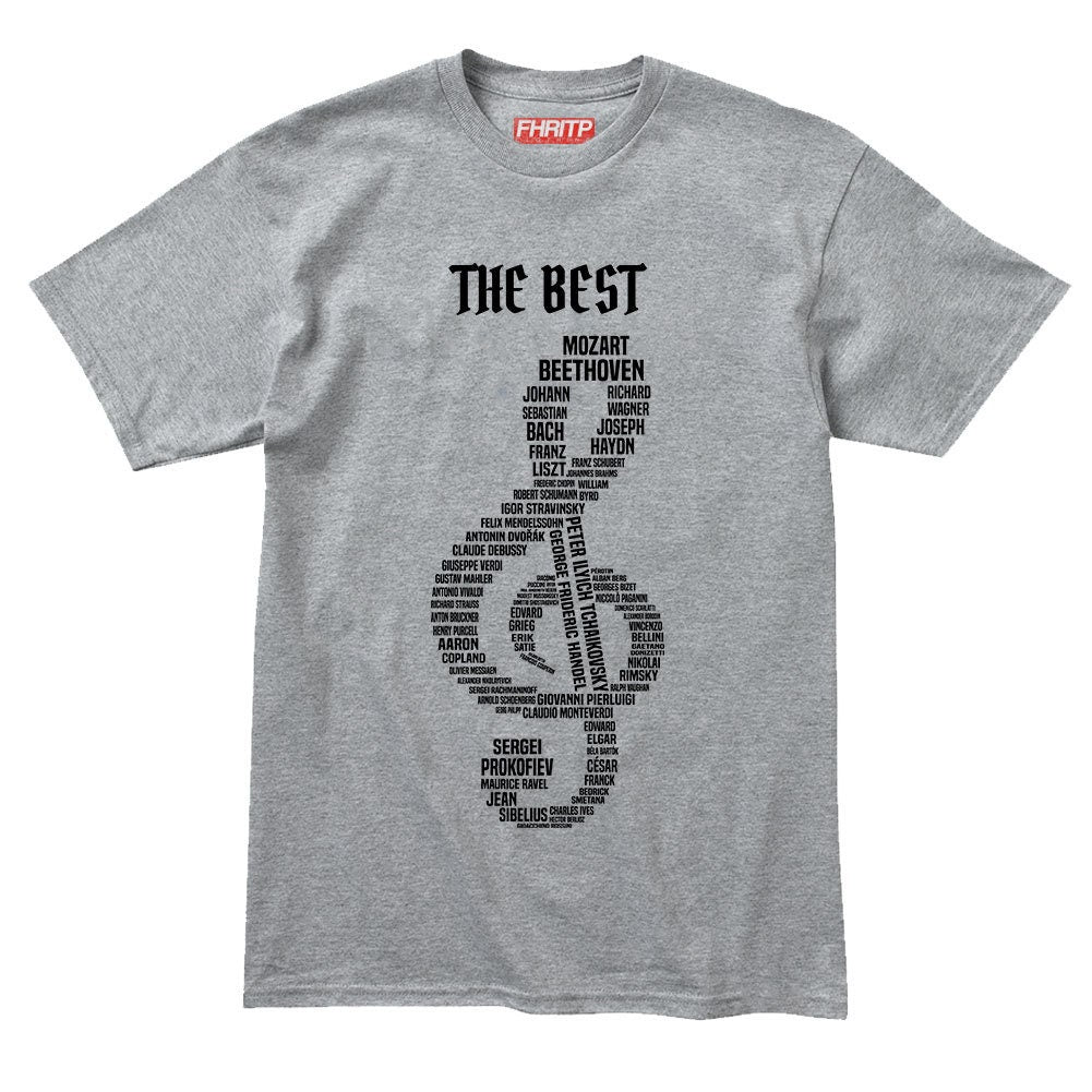 Mens Composer Legends Classical Music Opera Concerto Symphony Tribute T shirt Tee Top T-shirt