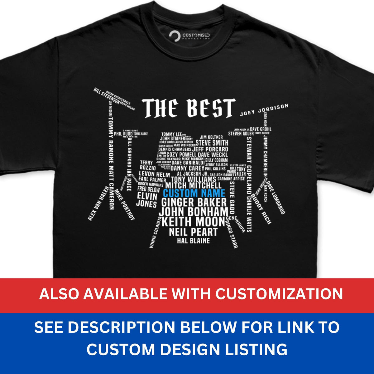 Percussion Gifts, Drummer Shirt for Men, Drummer Legends T shirt, Gift for Drummers, Drum Lovers, The Best Drummers, Drum Player Gift