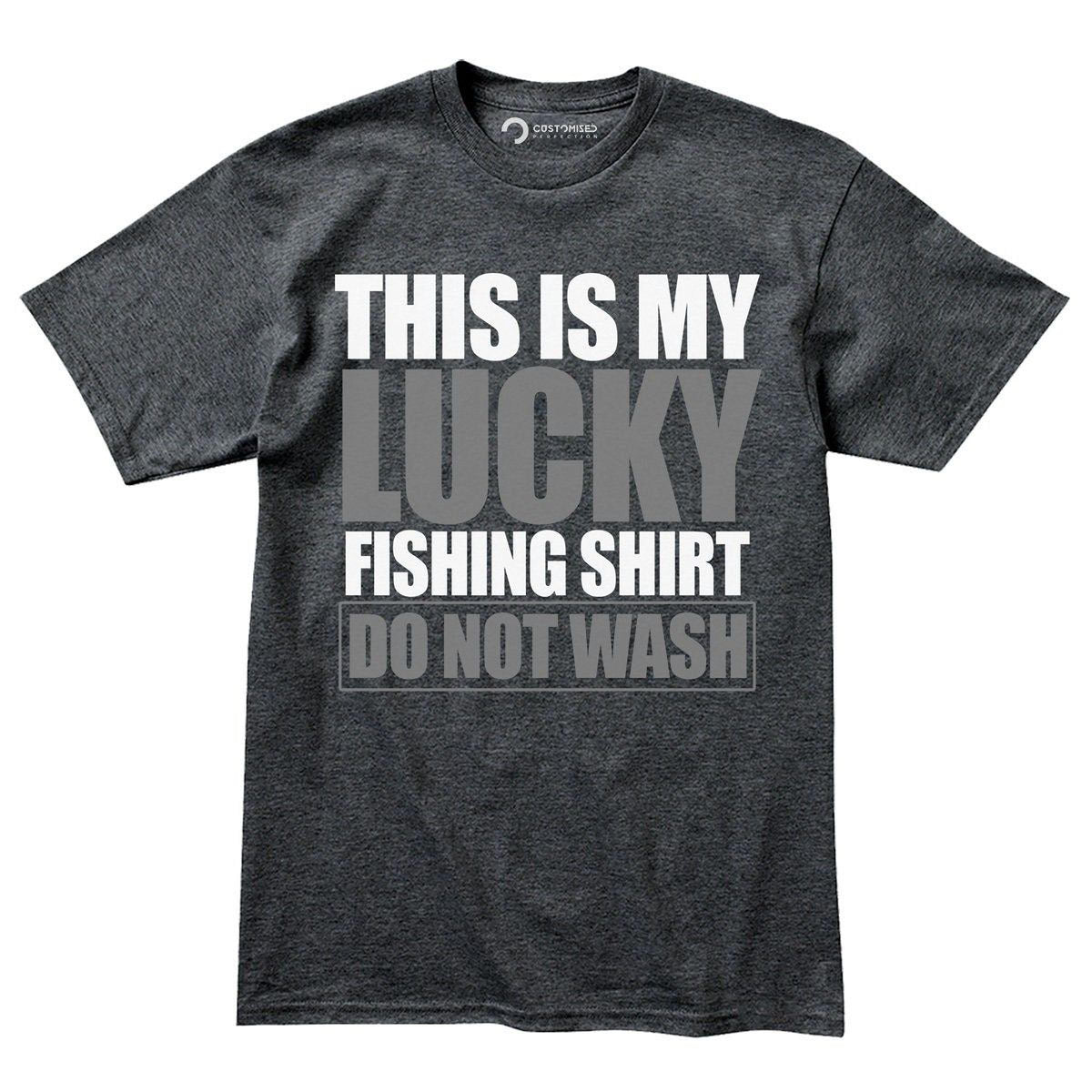 Funny Fishing Shirt: Lucky Angler Tee for Casting Lovers