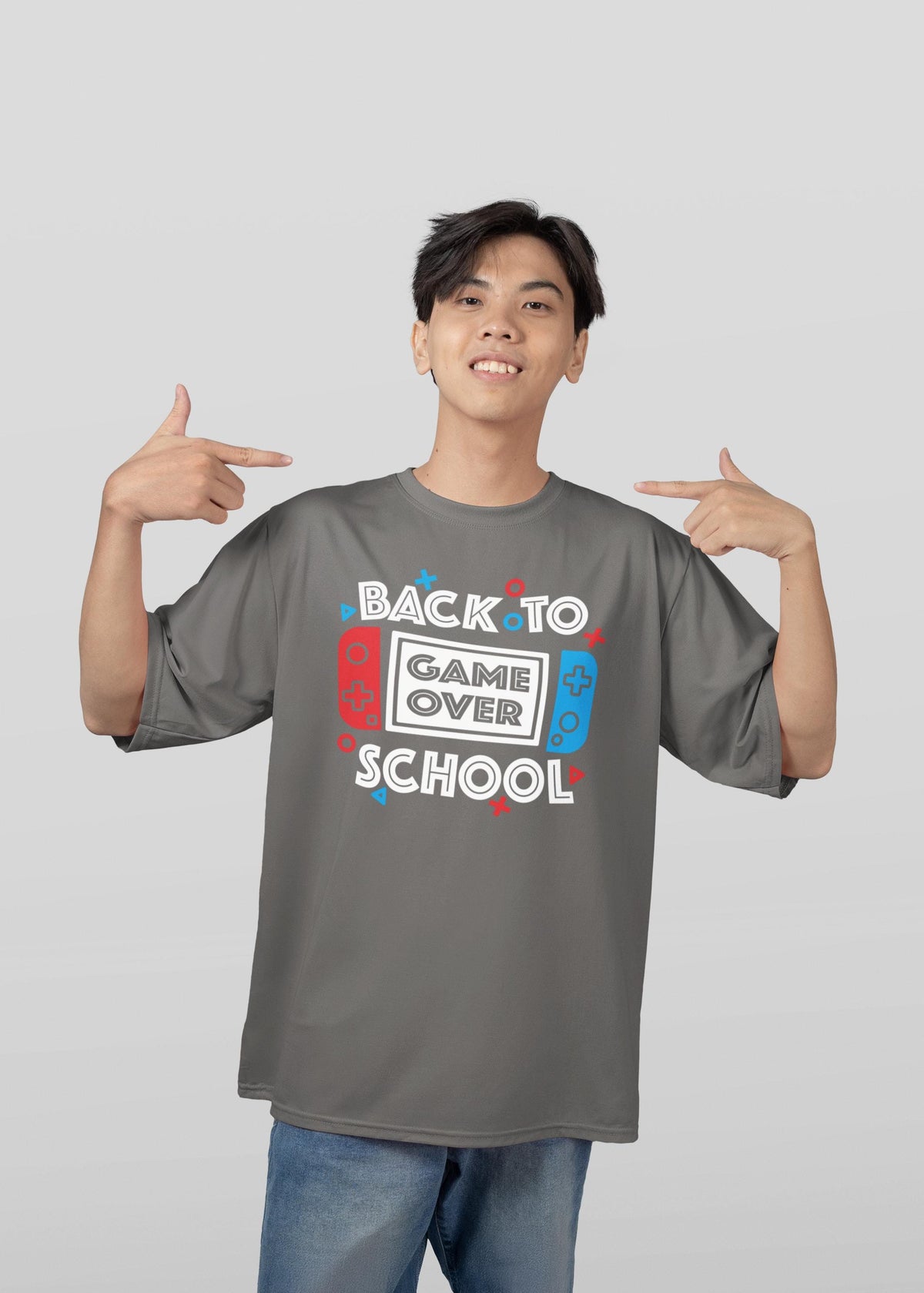 Comfort Colors® Game Over Gamer Shirt, Back to School Graphic Tee, First Day Student Teacher Gift