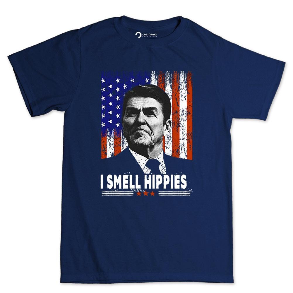 Republican Shirt, Patriotic Ronald Reagan Design, Conservative Tee