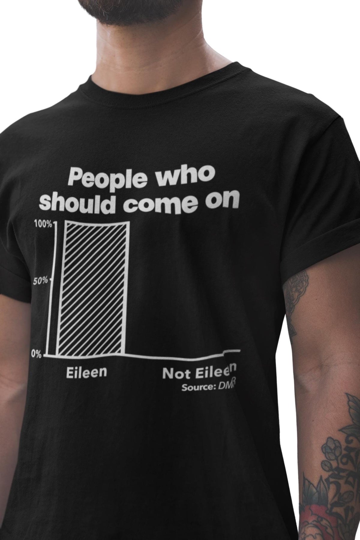 Funny 80s Music Shirt, DMR Eileen Not Eileen Tee, Sarcastic Music Meme Top