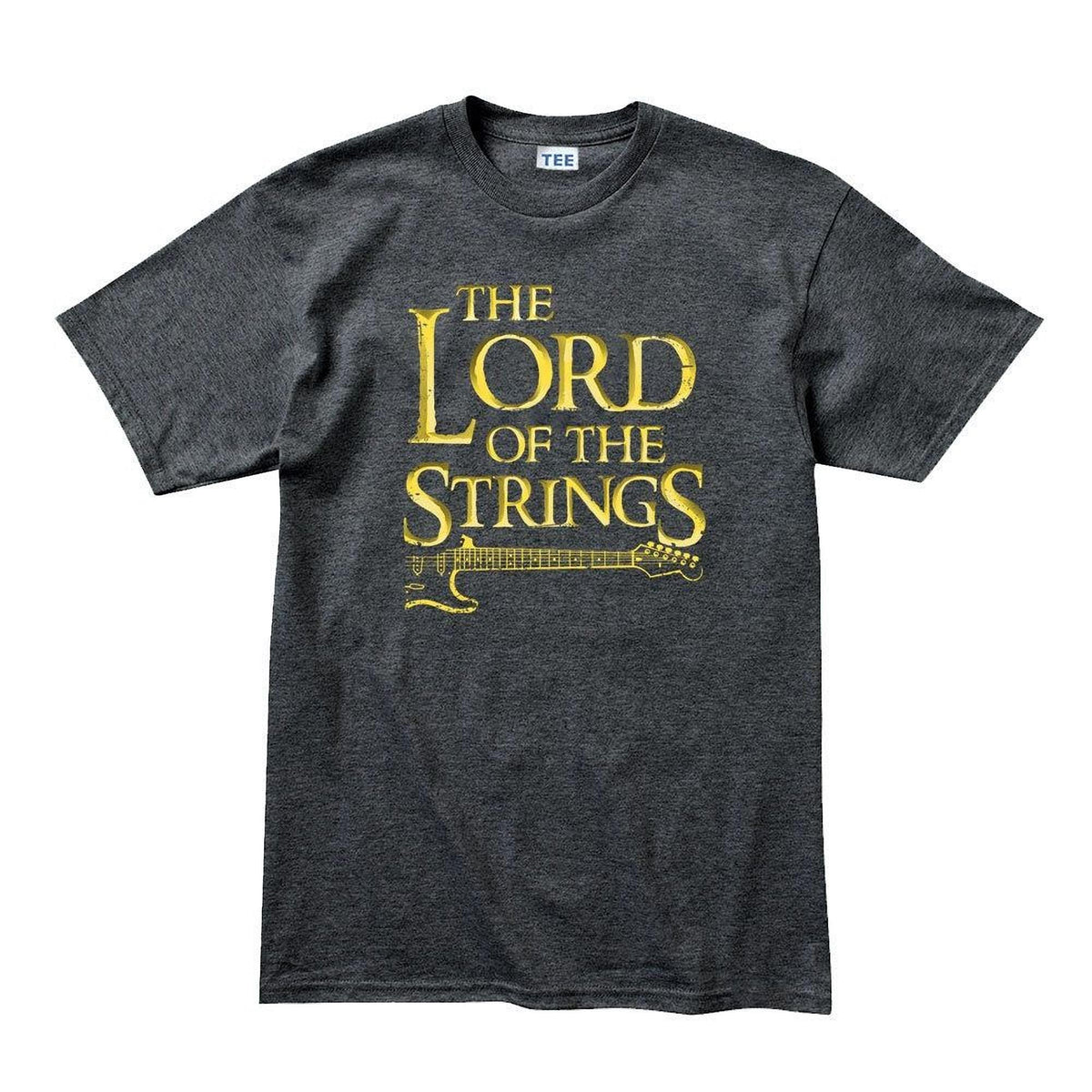 Lord of the Strings Guitar Shirt  Funny Rock Music Rings Tee