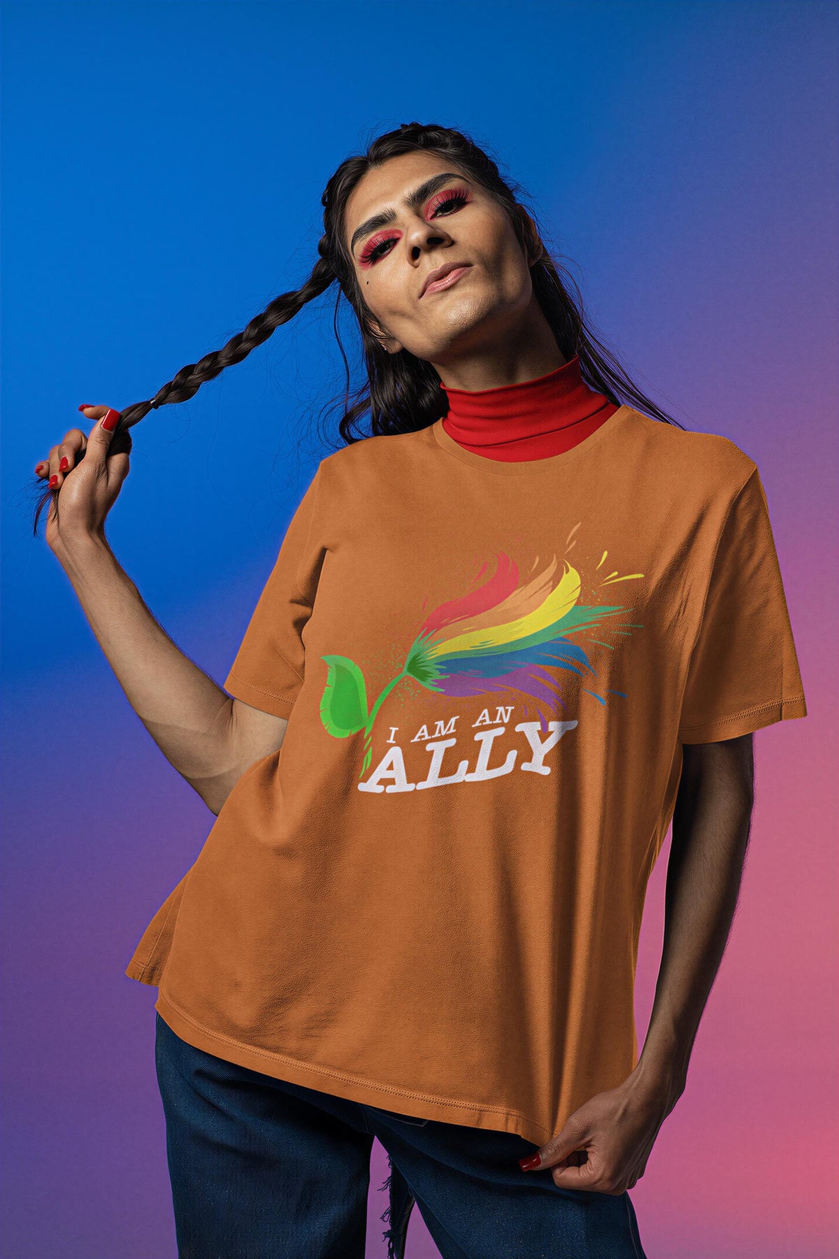 Comfort Colors® LGBTQA Ally Shirt, Pride Month Gift, Gay Rights Tee Top Tshirt
