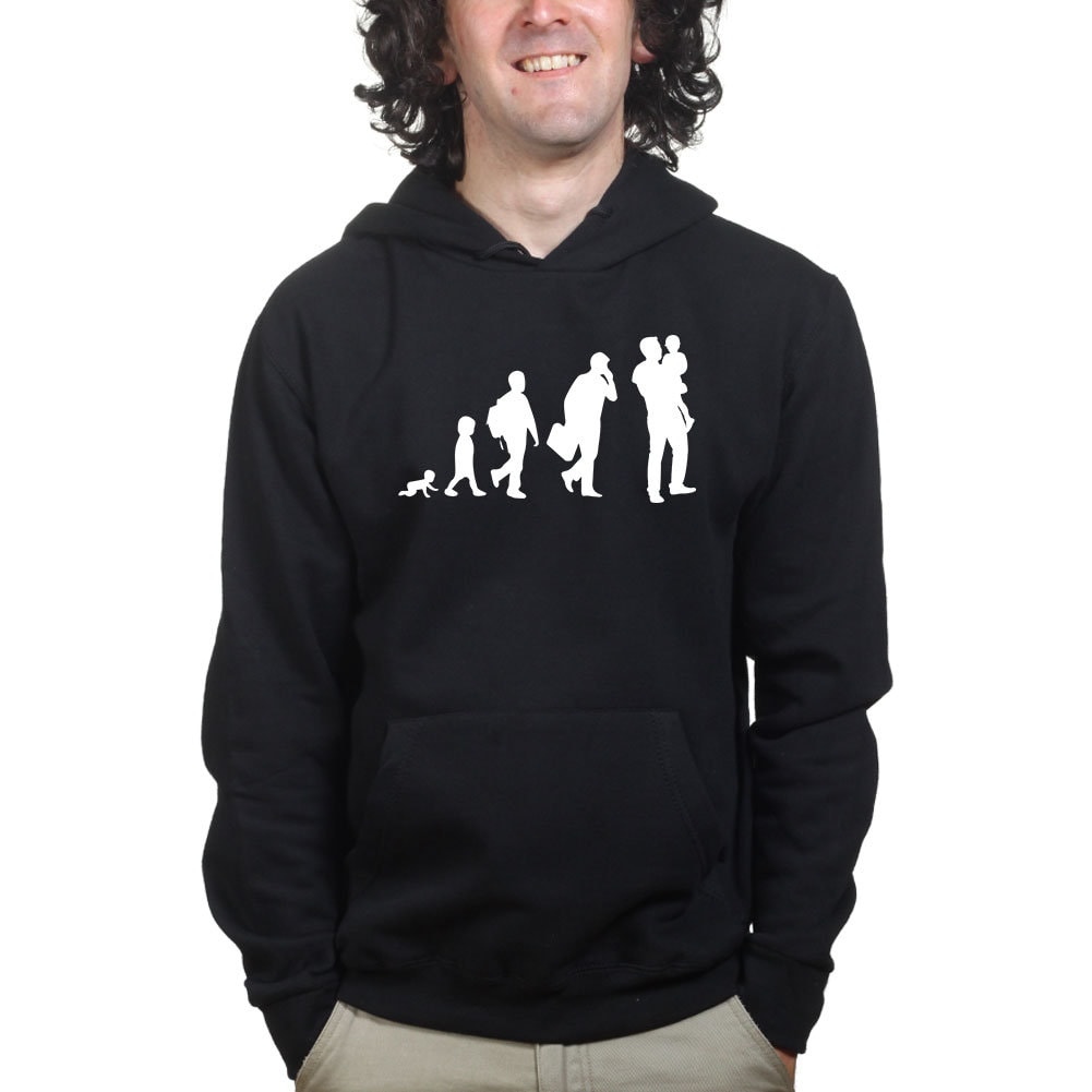 Evolution Of Dad Father's Day Gift for Daddy Birthday Hoodie Shirt - R1981