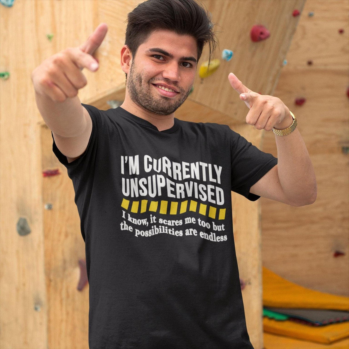 Comfort Colors® Sarcastic Funny Shirt, I'm Currently Unsupervised Tee, Dad Joke Top