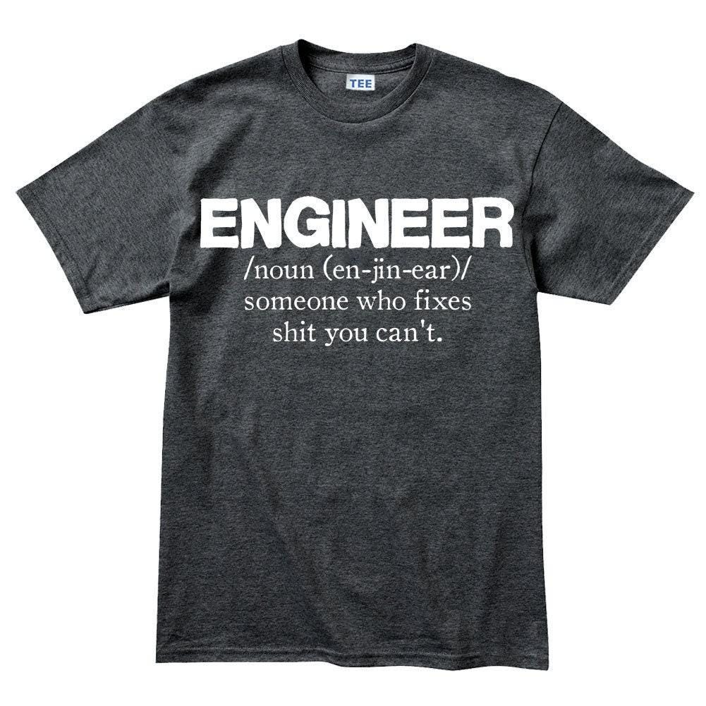 Funny Engineer T-Shirt - Gift for Engineering Student, Lathe Operators and Other Engineers