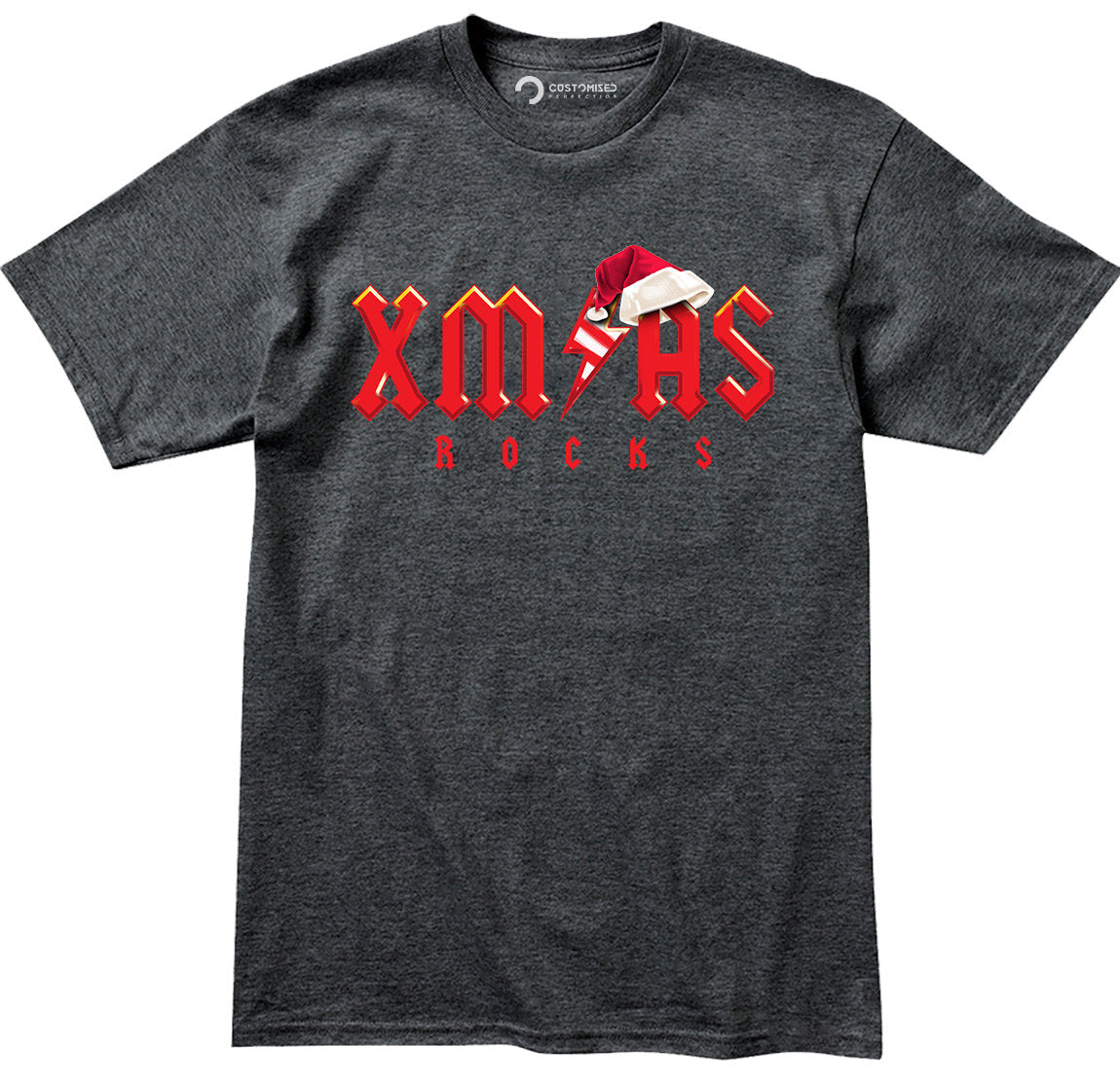 Funny Christmas Rock T shirts for Men, Funny Holiday Shirt, Family Christmas Gift Shirt, Funny Christmas Tee, Xmas Rocks Men's T Shirt