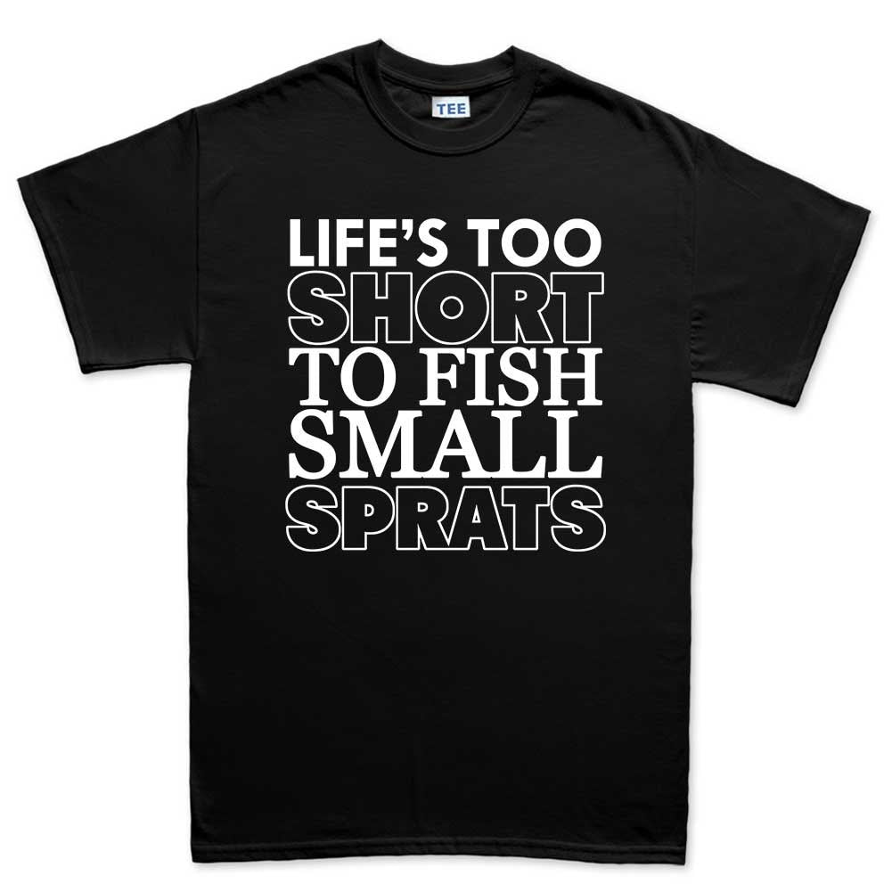 Mens Sprats Fishing Fisherman Bait T shirt (Tee)