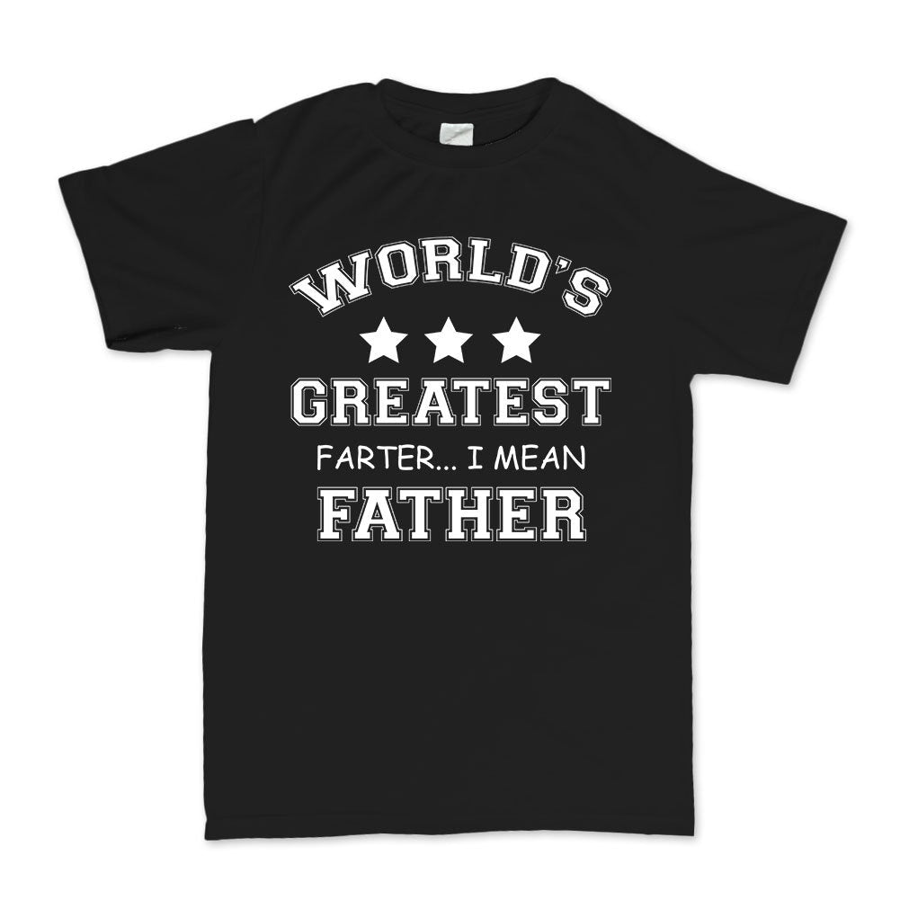 Worlds Greatest Farter Father Father's Day Mens T shirt Tee Top T-shirt - R429