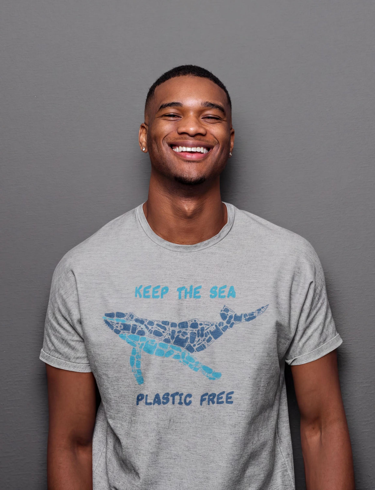 Comfort Colors® Whale Mosaic T-Shirt: Marine Pollution Awareness Design Tee