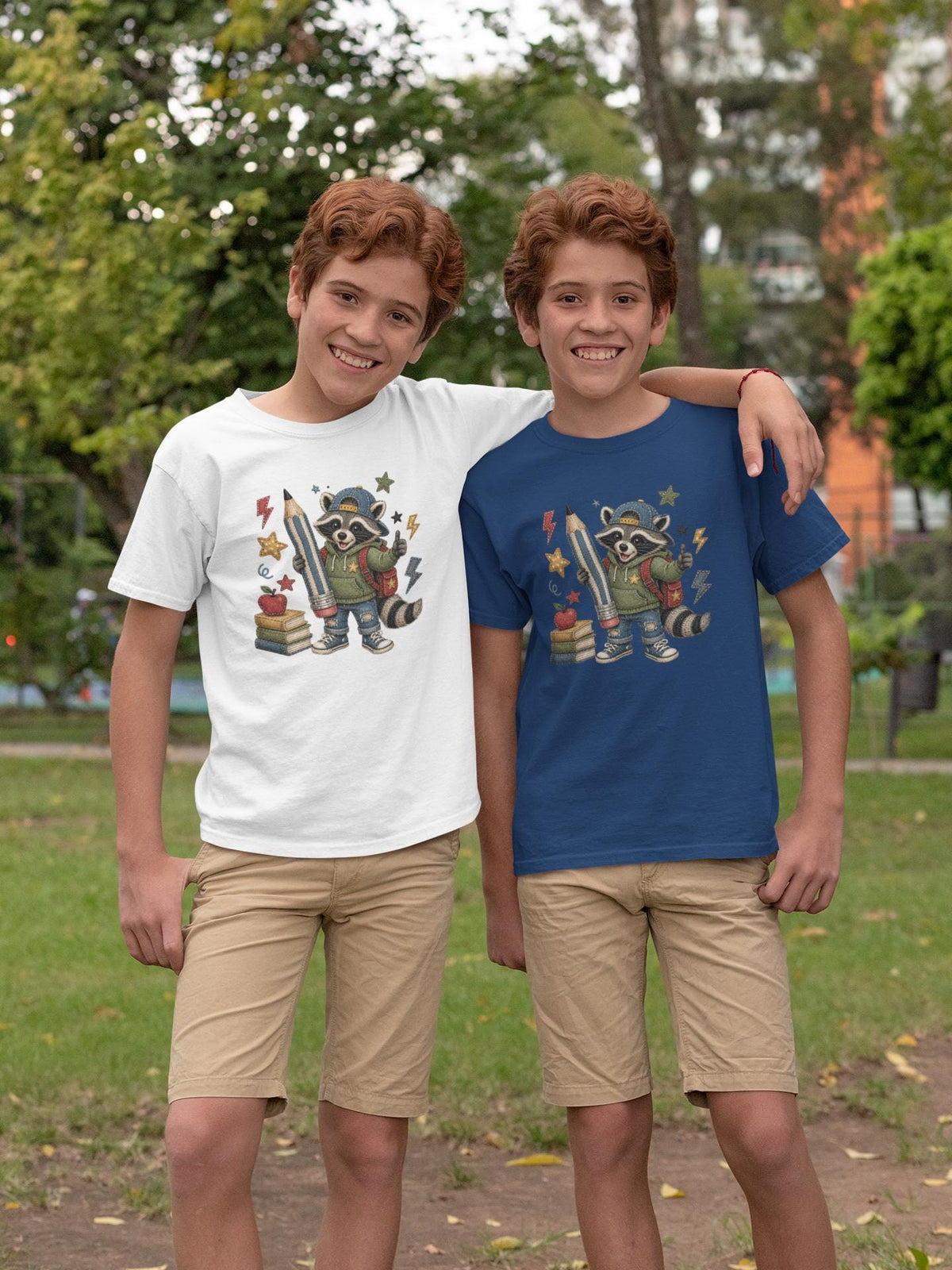 Kids Back To School Shirt | Cool Raccoon Hoodie | Youth Boys Gift Idea
