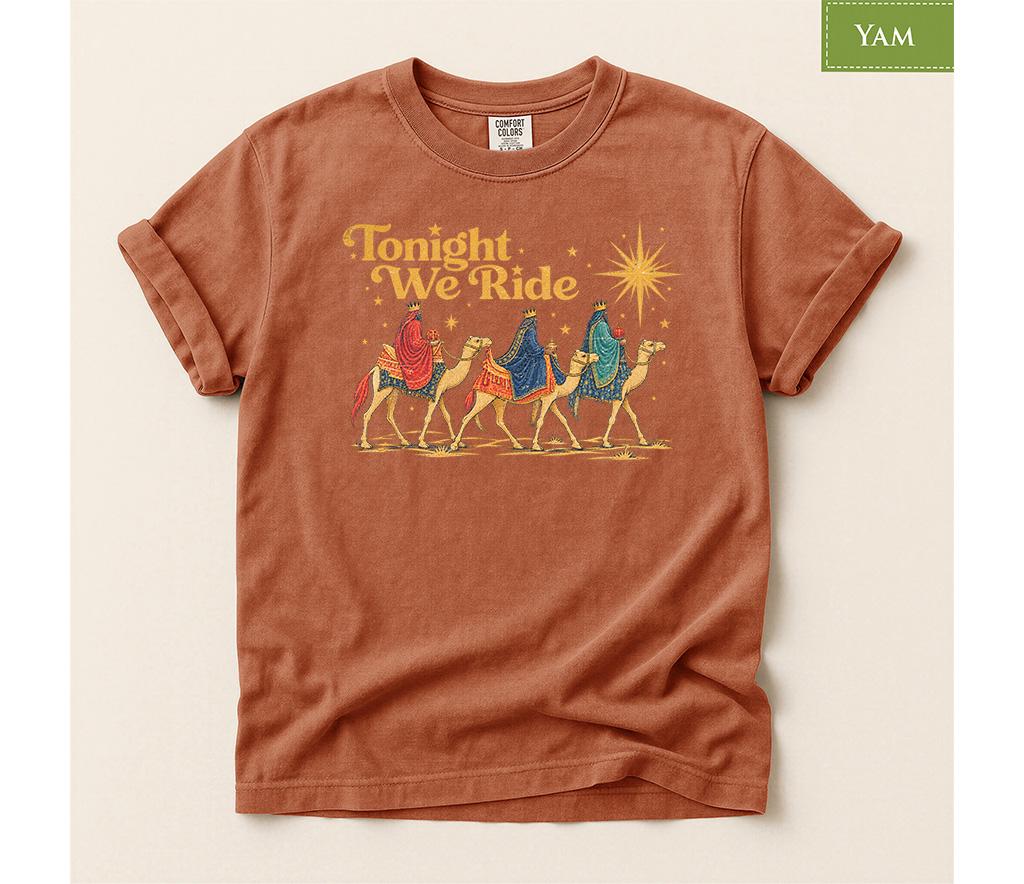 Comfort Colors® Wise Men Christmas Shirt, Three Wise Men Tee, Christian Christmas Shirt, Nativity Faith Gift, Religious