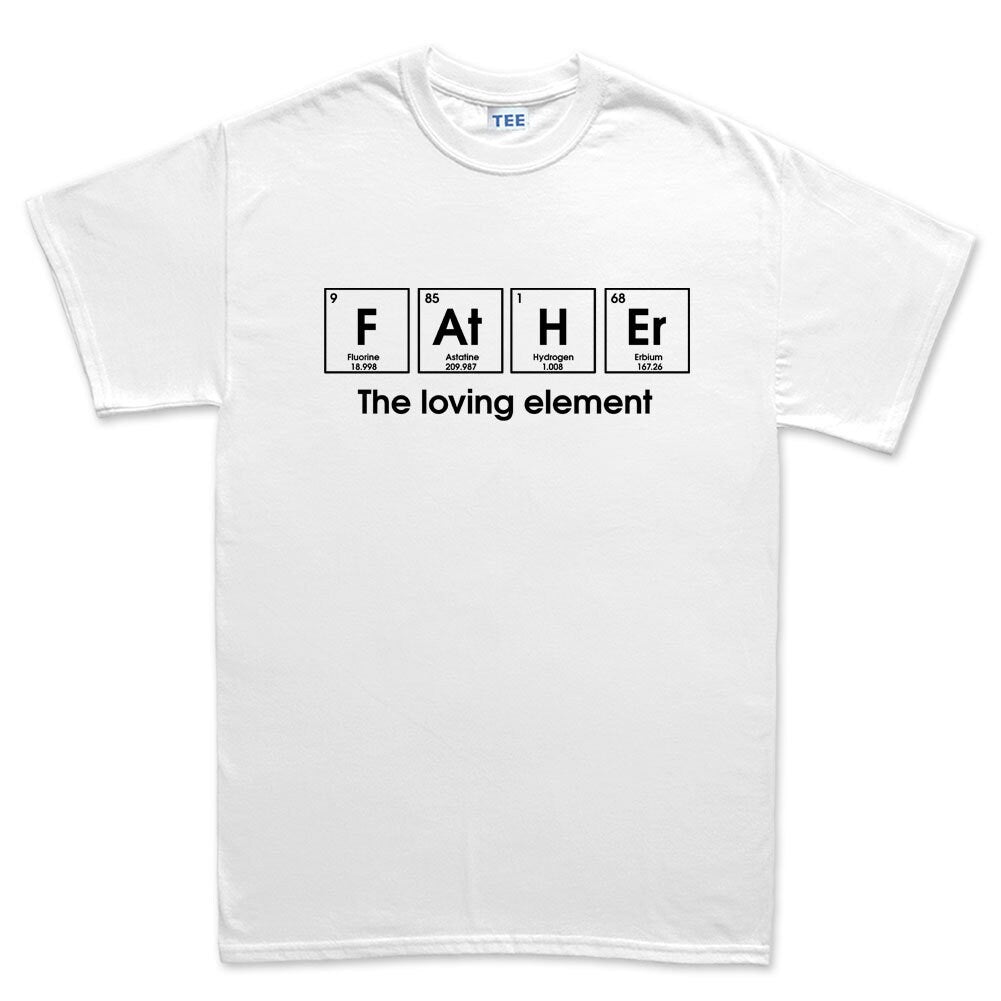 Periodic Dad - Father's Day Gift for Daddy Papa Mens T shirt Tee Top T-shirt - R1791