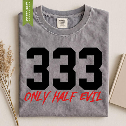 Comfort Colors® Funny Halloween 666 T-Shirt, Scary Spooky Tee, Trick Or Treat TShirt