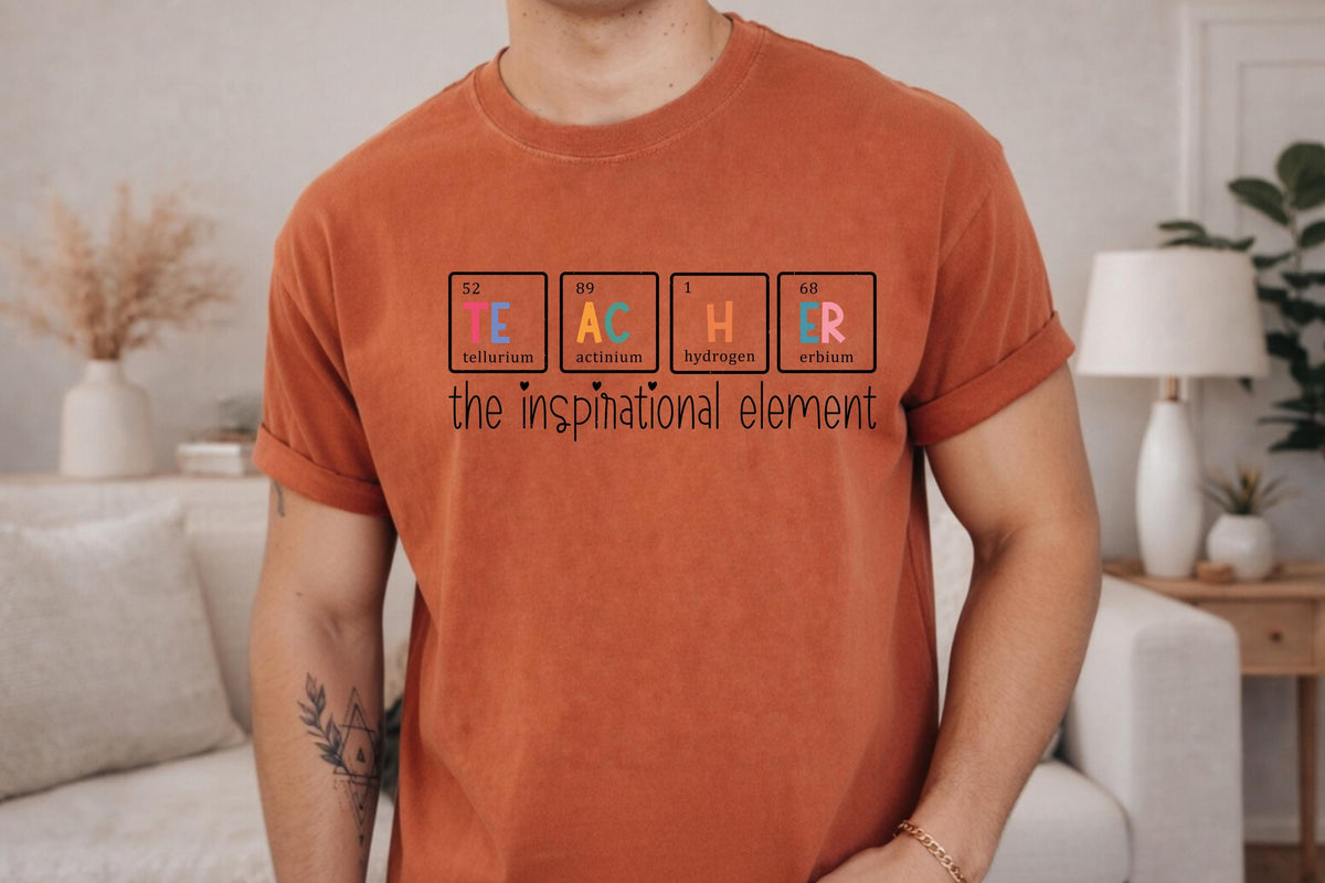 Comfort Colors® Teacher Shirt | Periodic Table Science Tee | Cute Inspirational Gift Idea
