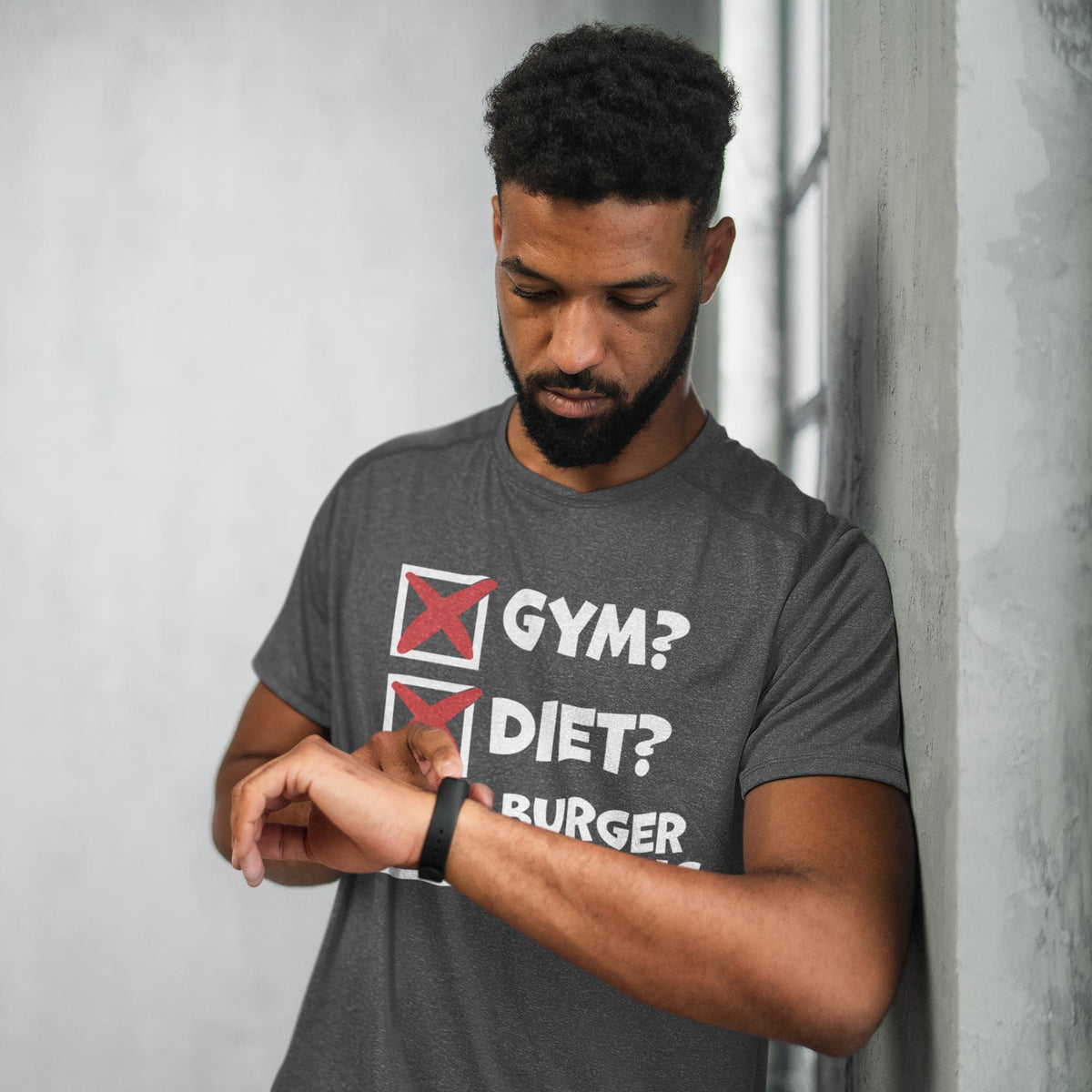Funny CEO Eating Burger T-Shirt, Gym Meme Top, Foodie Joke Tee