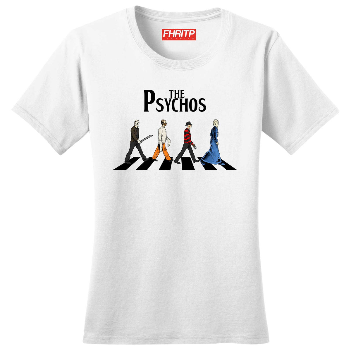 The Psychos Halloween Ladies T shirt - R952