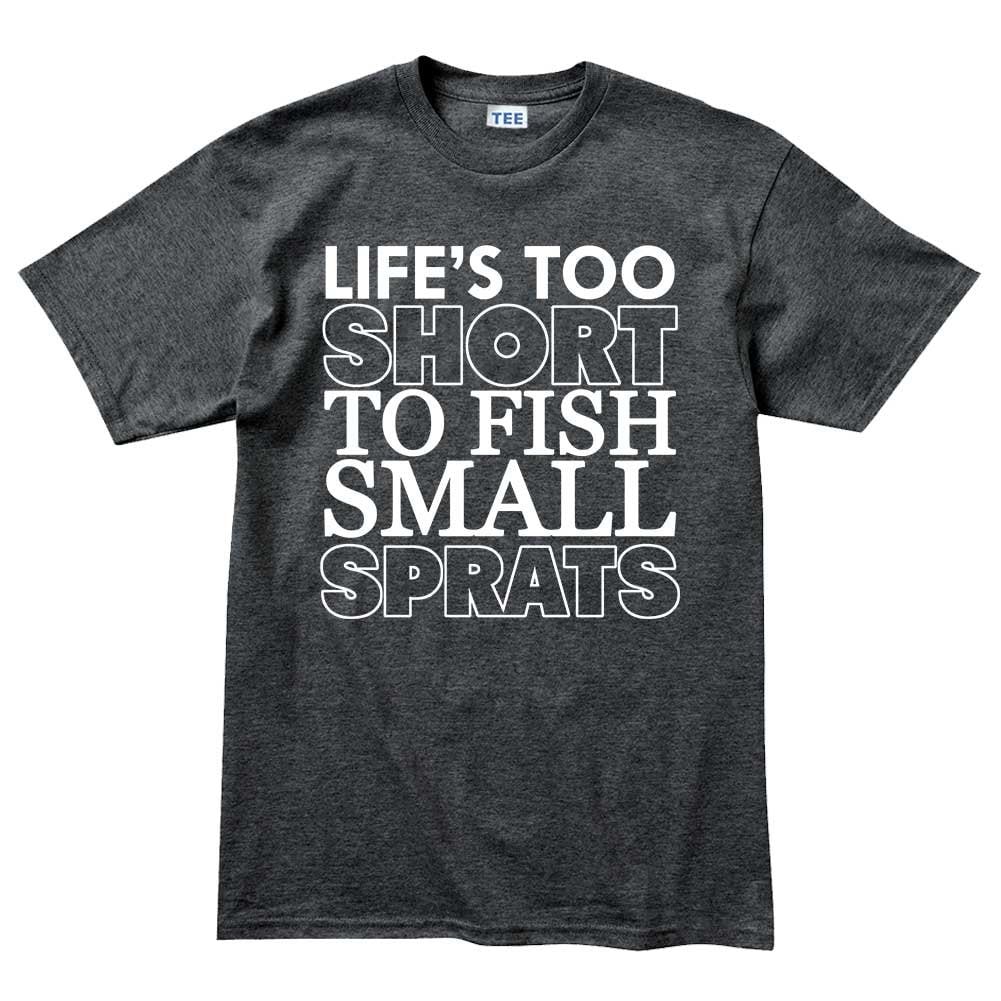 Mens Sprats Fishing Fisherman Bait T shirt (Tee)