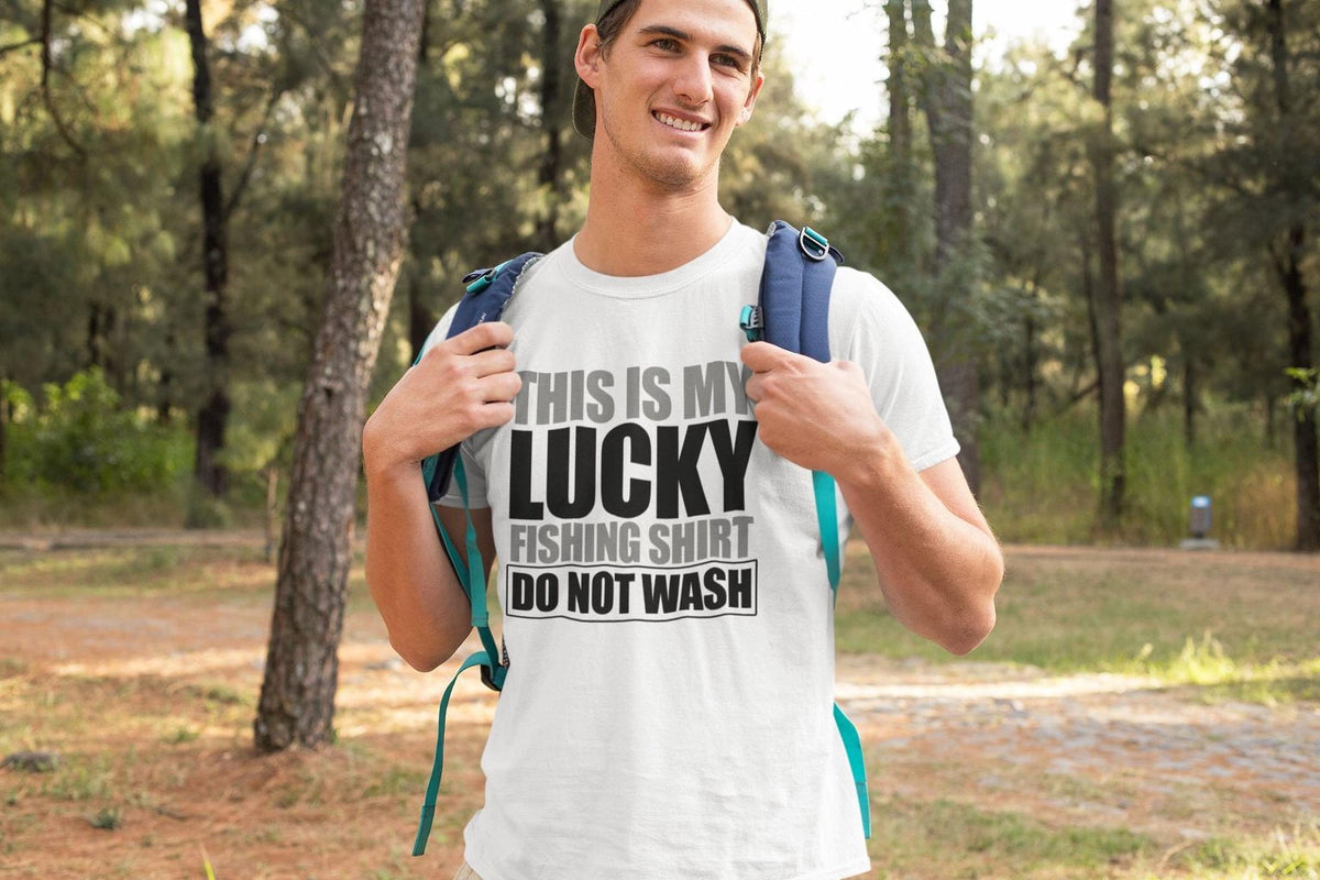 Funny Fishing Shirt: Lucky Angler Tee for Casting Lovers