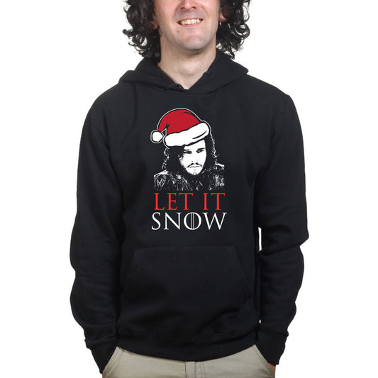 Let It Jon Snow GoT Xmas Santa Christmas Party Gift Hoodie