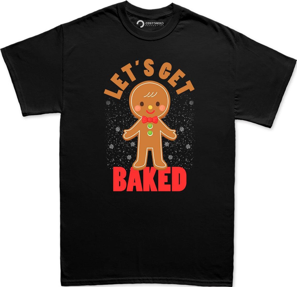 Funny Christmas Gingerbread Man Shirt, Gingerbread Family Funny Shirt, Funny Christmas Shirt, Xmas Holiday Shirt, Lets Get Baked Men's Shirt