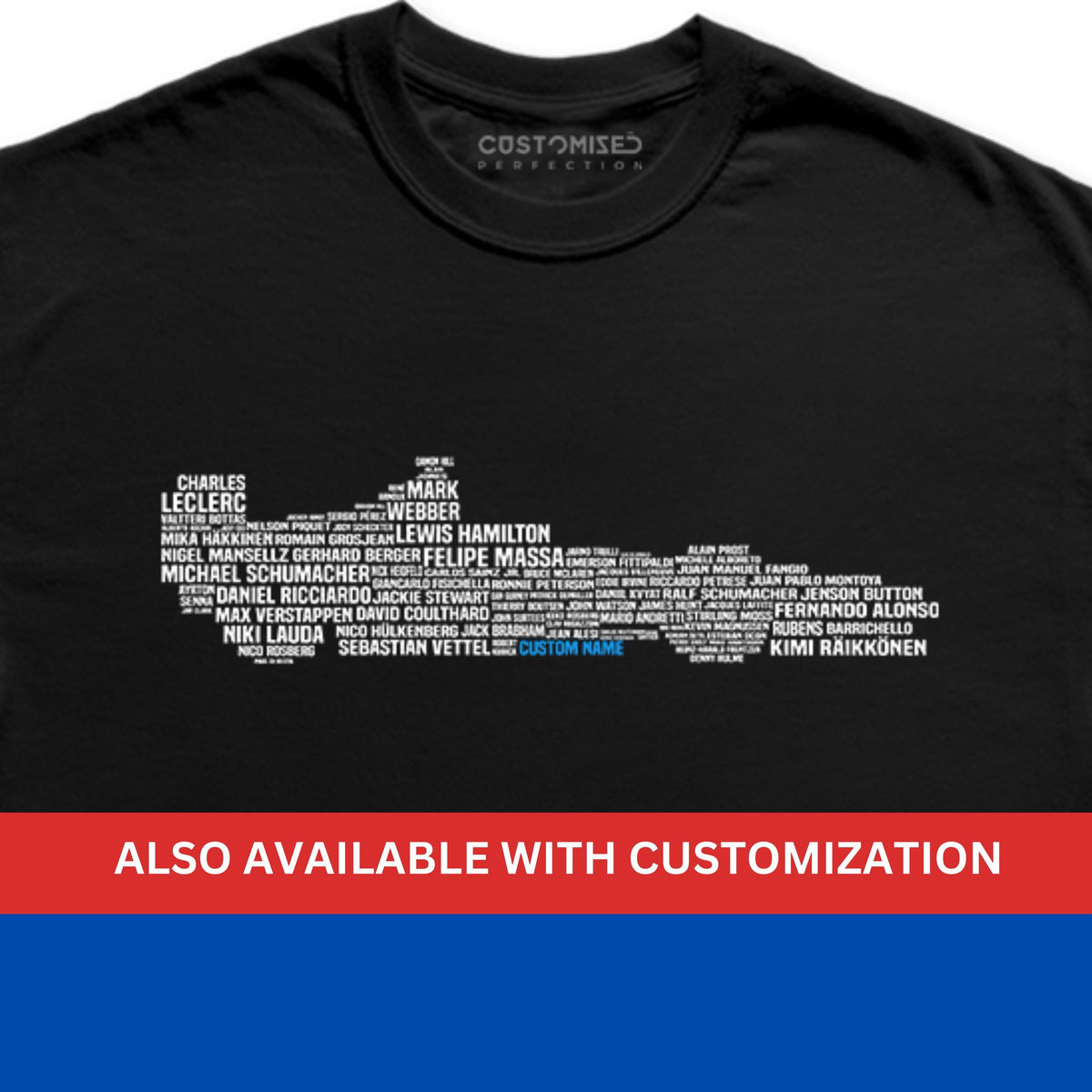 Comfort Colors® Formula Racing T-shirt: Car Driver Tribute Tee