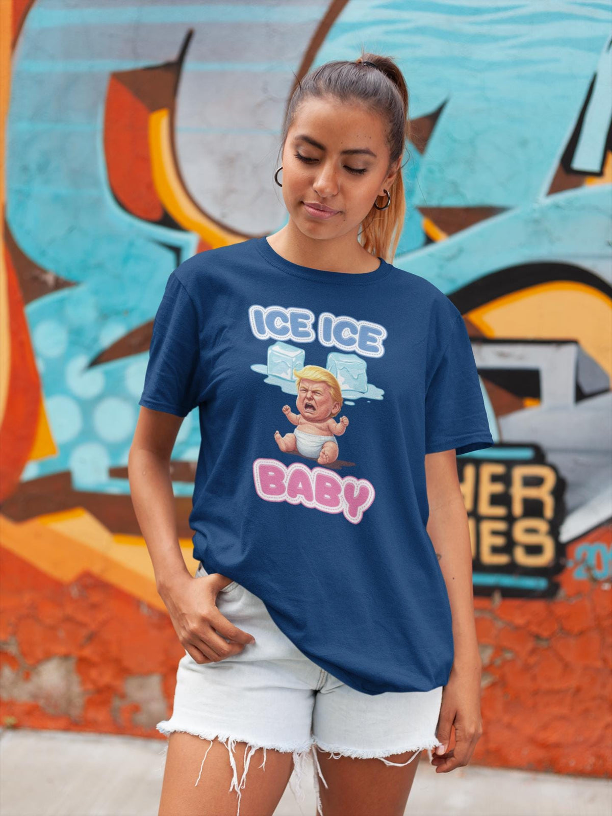 Ice Ice Baby Parody Shirt, Funny Political Meme Tee