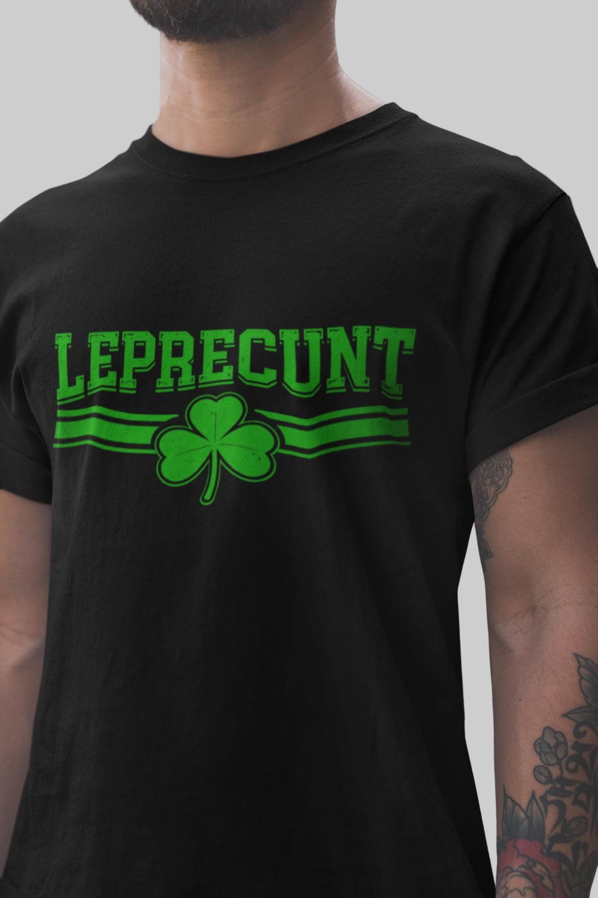 Leprecunt Shamrock T-Shirt | Funny St. Patrick's Day Tee