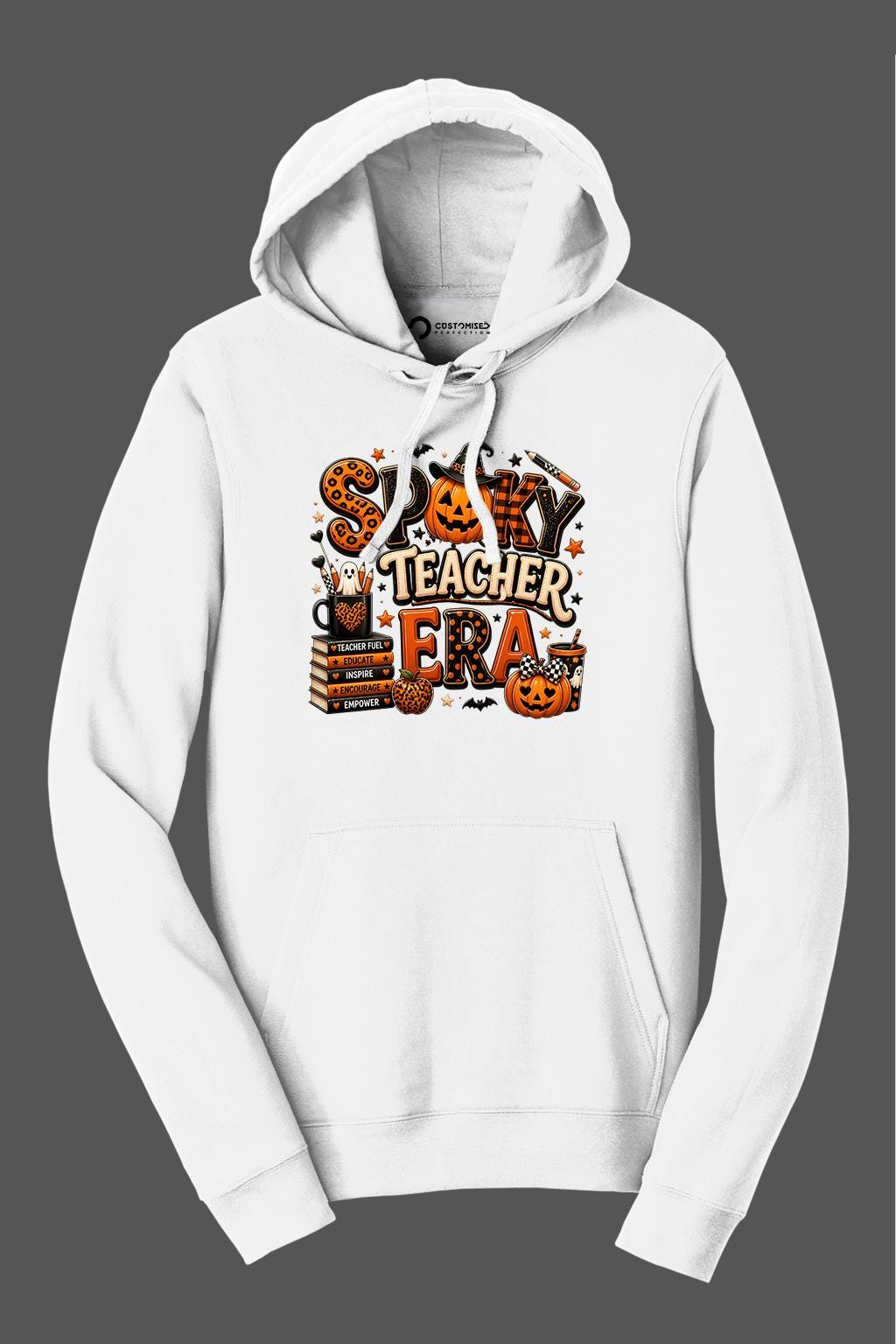 Spooky Teacher Era Shirt | Halloween Leopard Hoodie | Teacher Gift Idea
