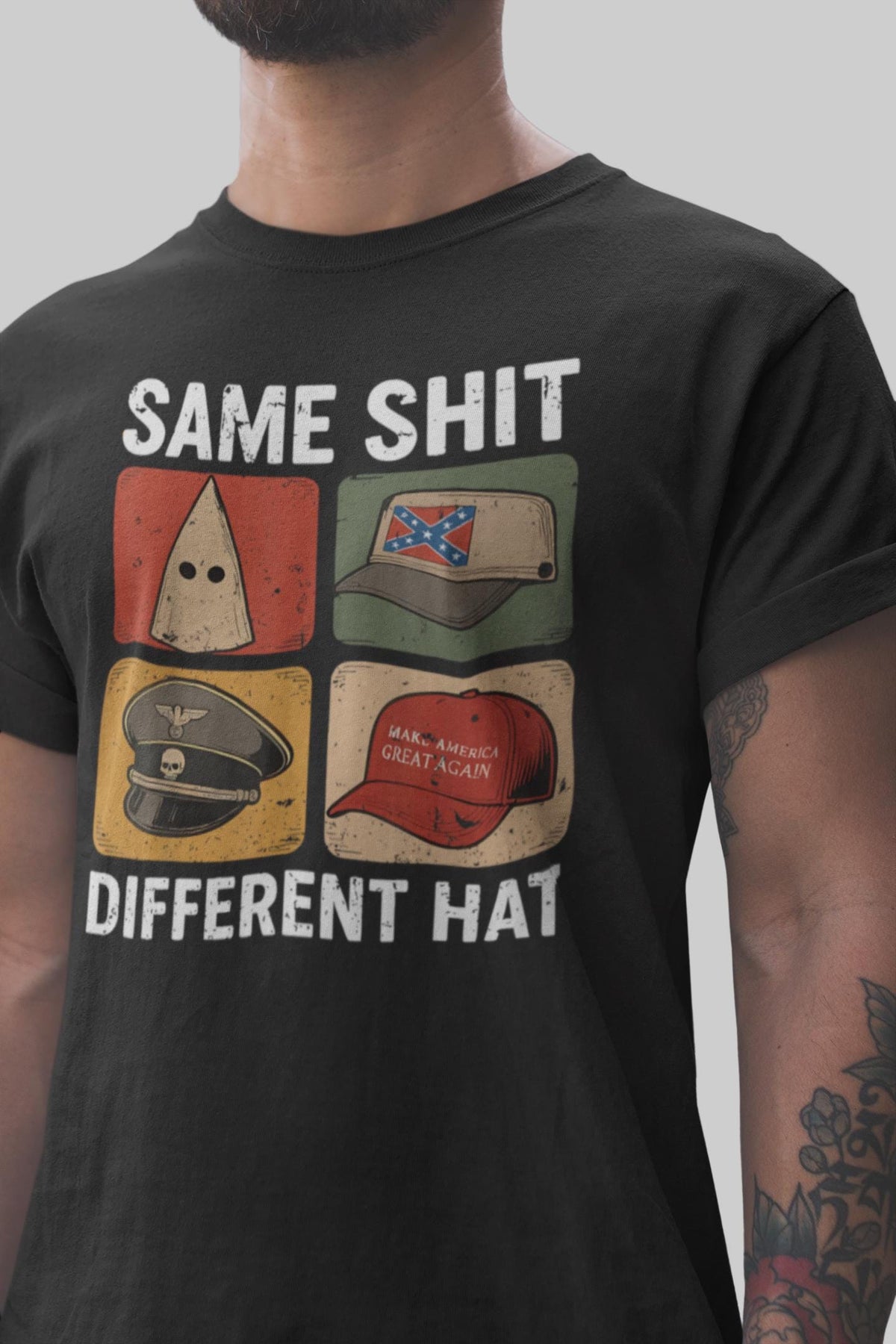 Same Shit Different Hat Shirt | Anti ICE, Trump Political Tee, Antifa Protest