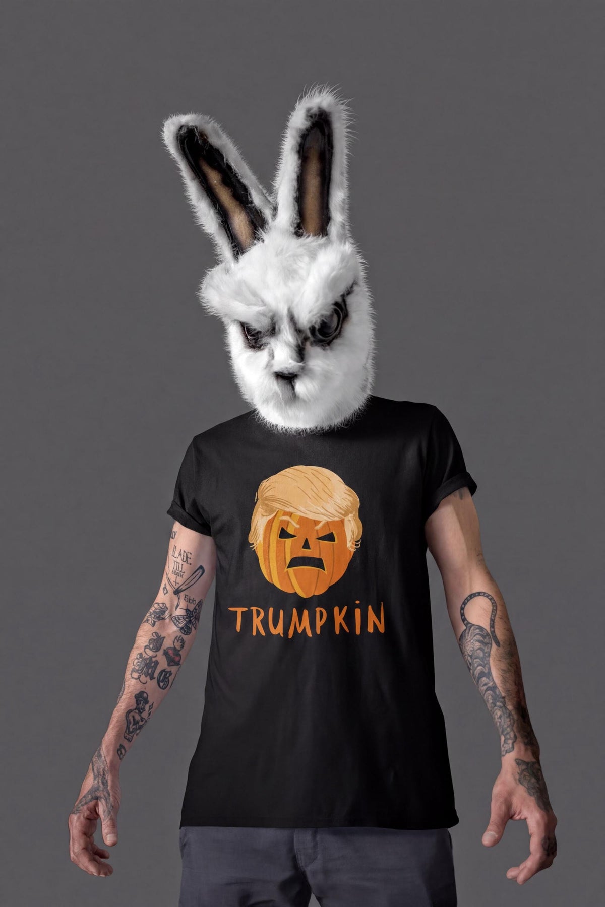 Comfort Colors® Halloween Trump Pumpkin T-shirt, Trumpkin Funny Tee, Fall Autumn Tshirt