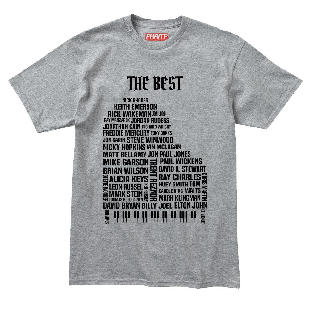 Keyboard Legends T-Shirt: Piano, Organ, Synth Player Tribute