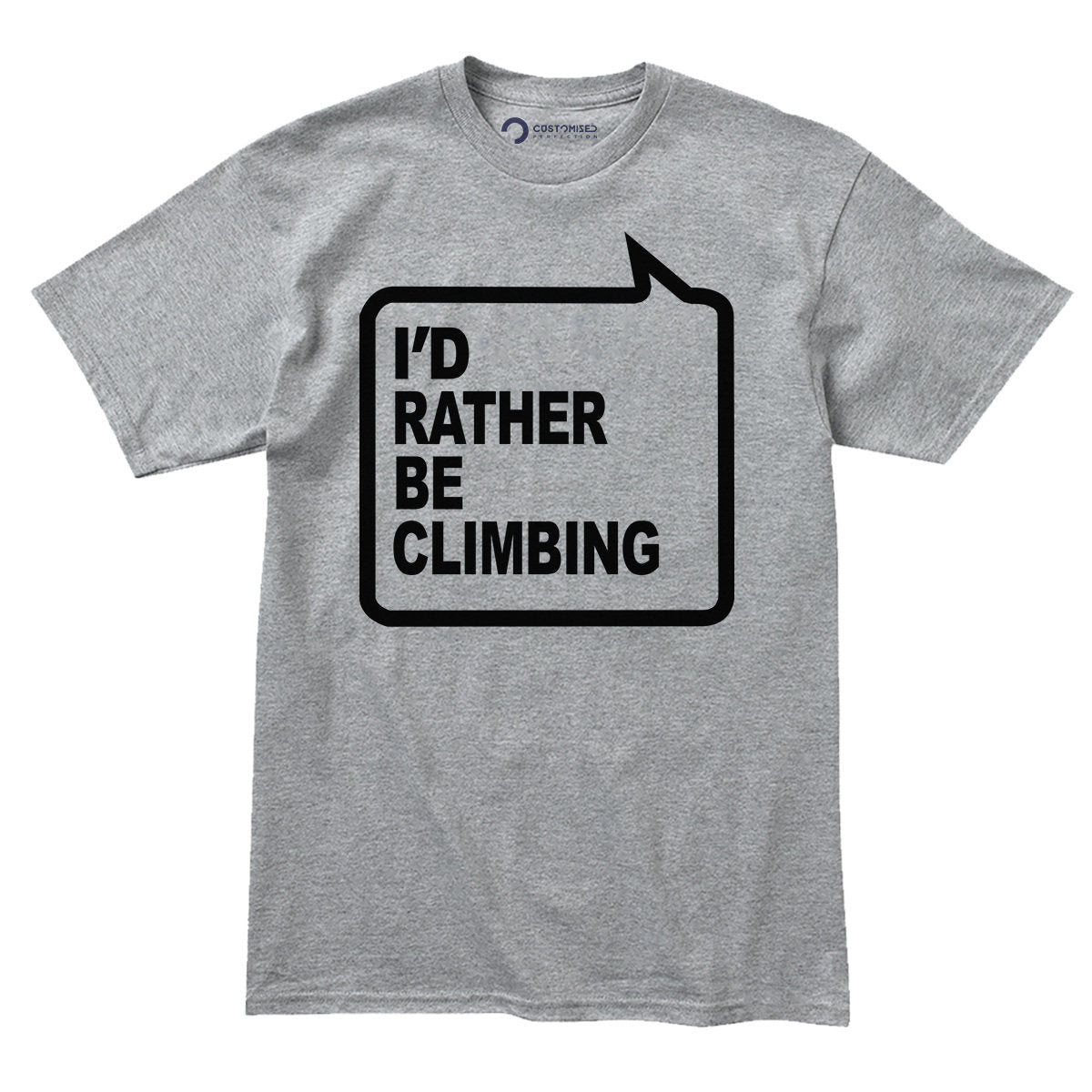 Rock Climbing Mens T-shirt, Sport Lover Funny Men Shirt, Funny Climbing Quotes T-shirt, Rock Climbing Gift, I'd Rather Be Climbing Shirt