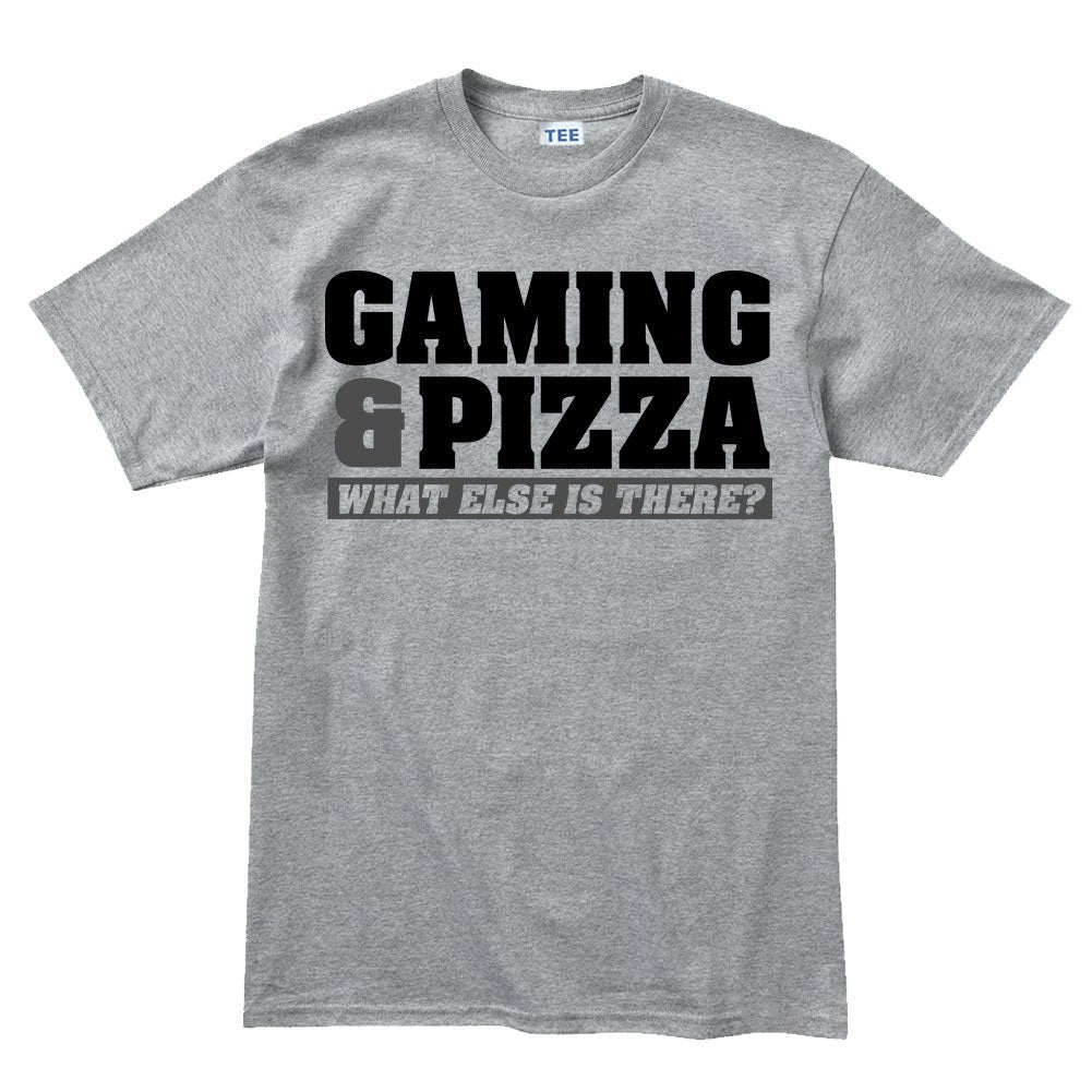 Gaming Shirt, Funny Gaming T-shirt, Gaming and Pizza, Gamer Video Game Tee, Funny T shirt For Gamers, Gaming Shirt for Kids