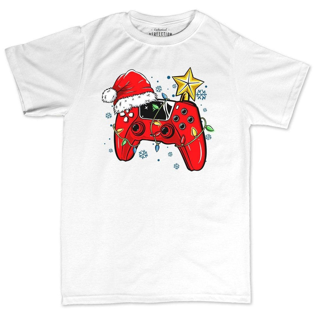 Video Game Shirt: Christmas Controller Design Tee for Gaming Gift