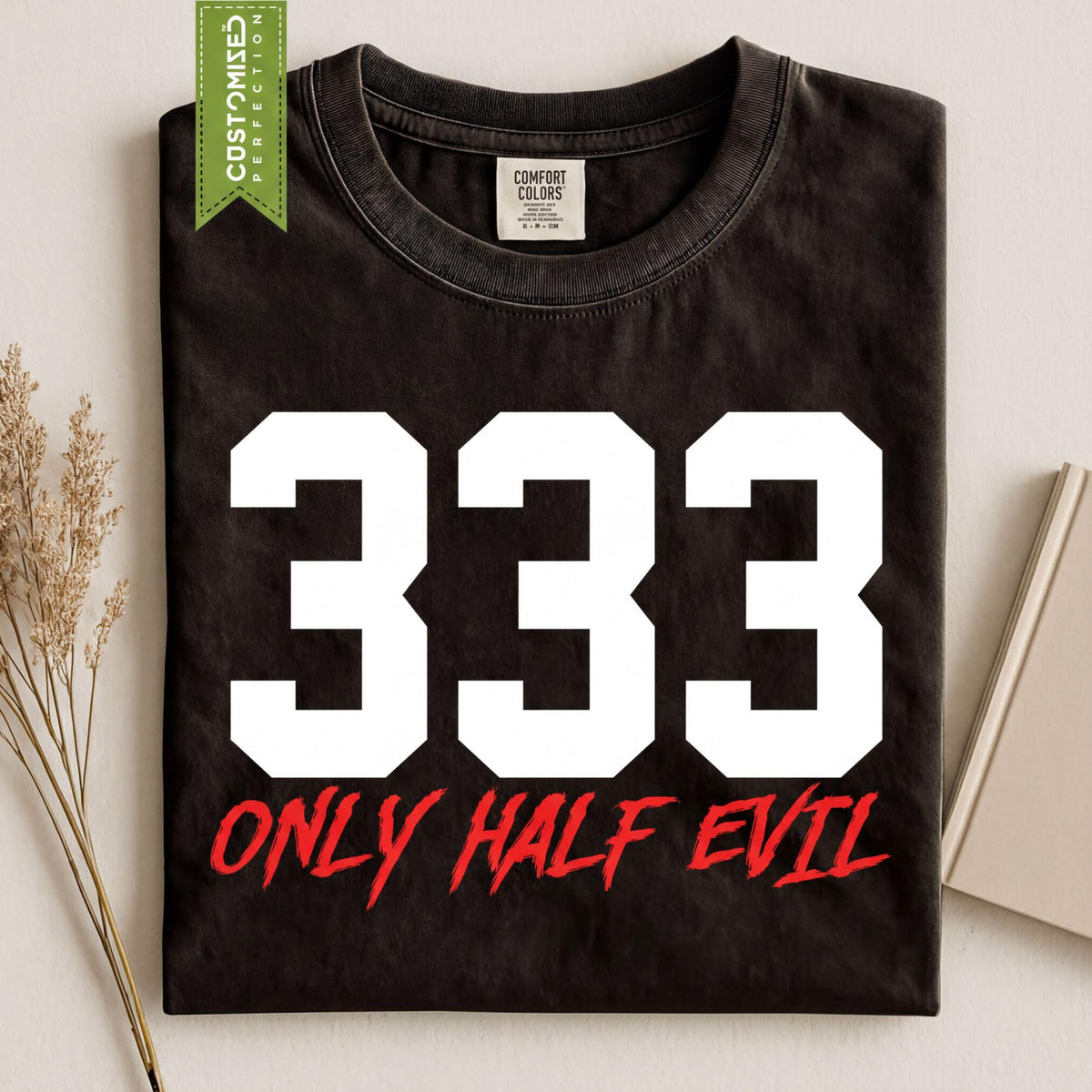 Comfort Colors® Funny Halloween 666 T-Shirt, Scary Spooky Tee, Trick Or Treat TShirt