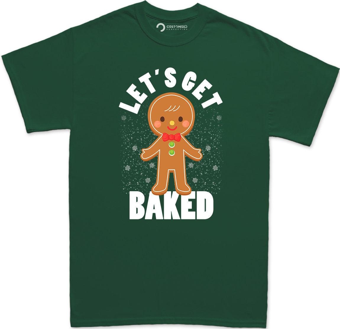 Funny Christmas Gingerbread Man Shirt, Gingerbread Family Funny Shirt, Funny Christmas Shirt, Xmas Holiday Shirt, Lets Get Baked Men's Shirt